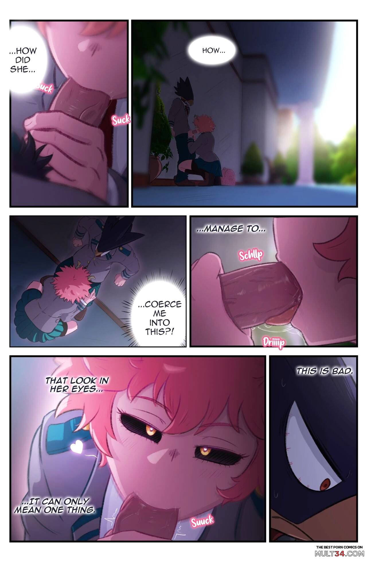 "As Thanks" Mina x Tokoyami page 8