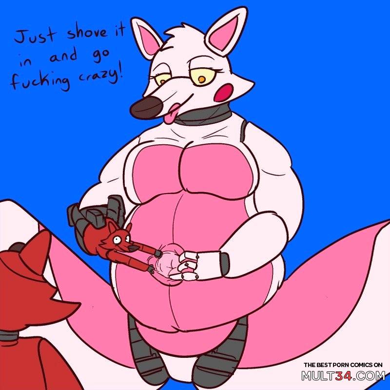 Foxy & Mangle Belly Cum Inflation page 2