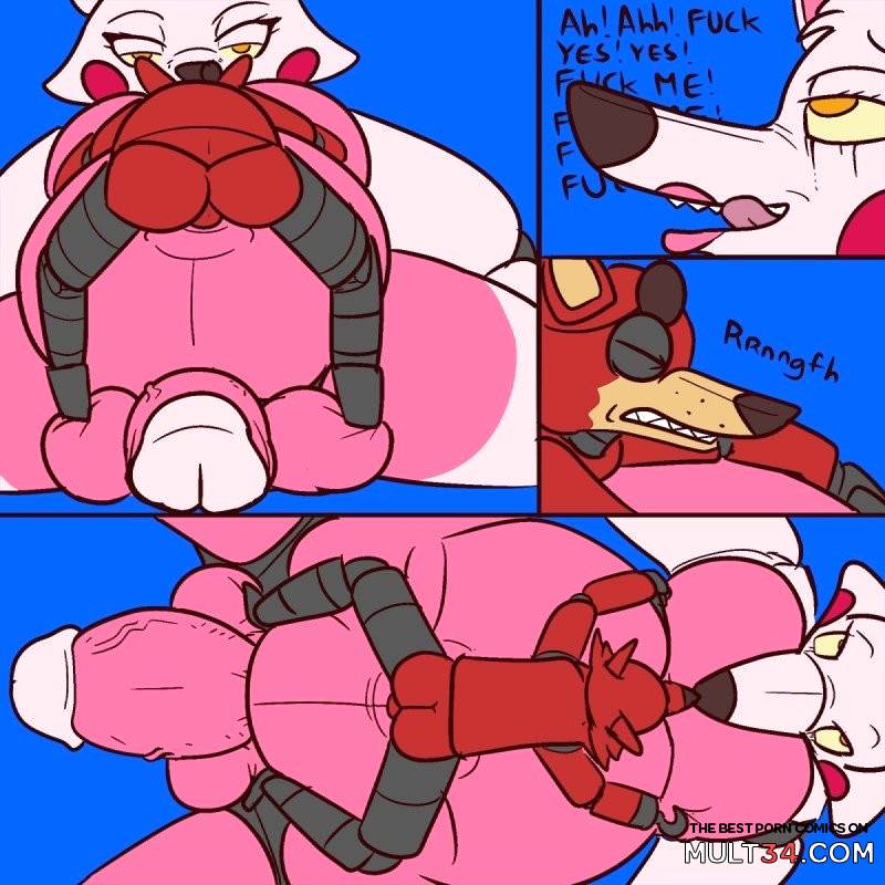 Foxy & Mangle Belly Cum Inflation page 6