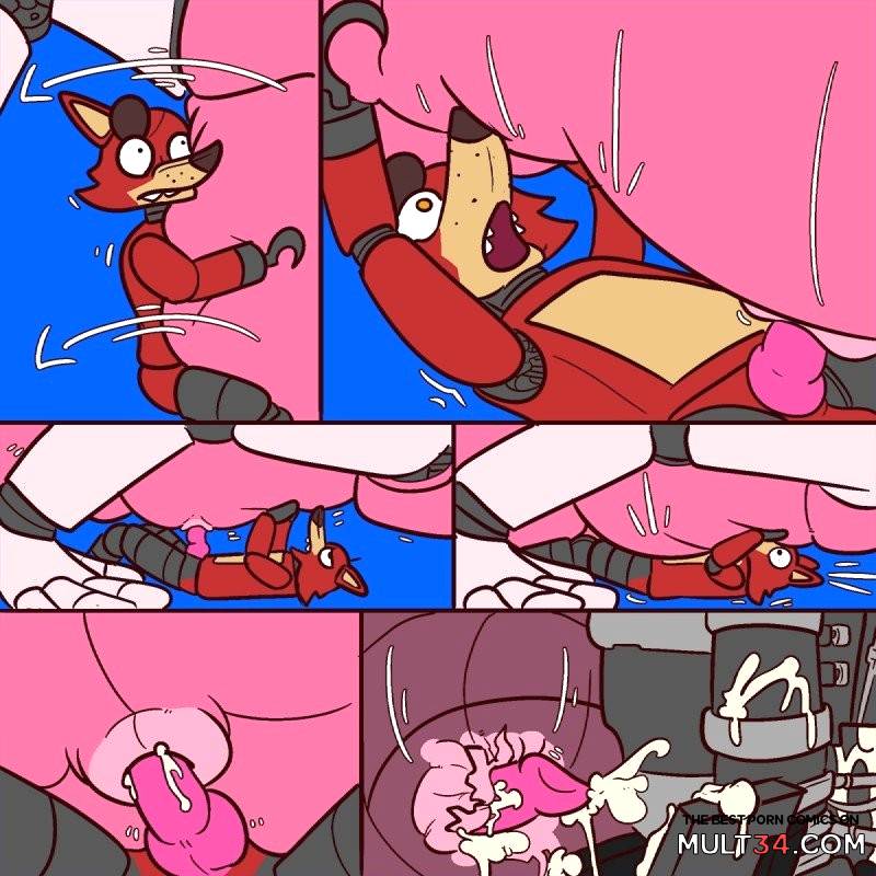 Foxy & Mangle Belly Cum Inflation page 8