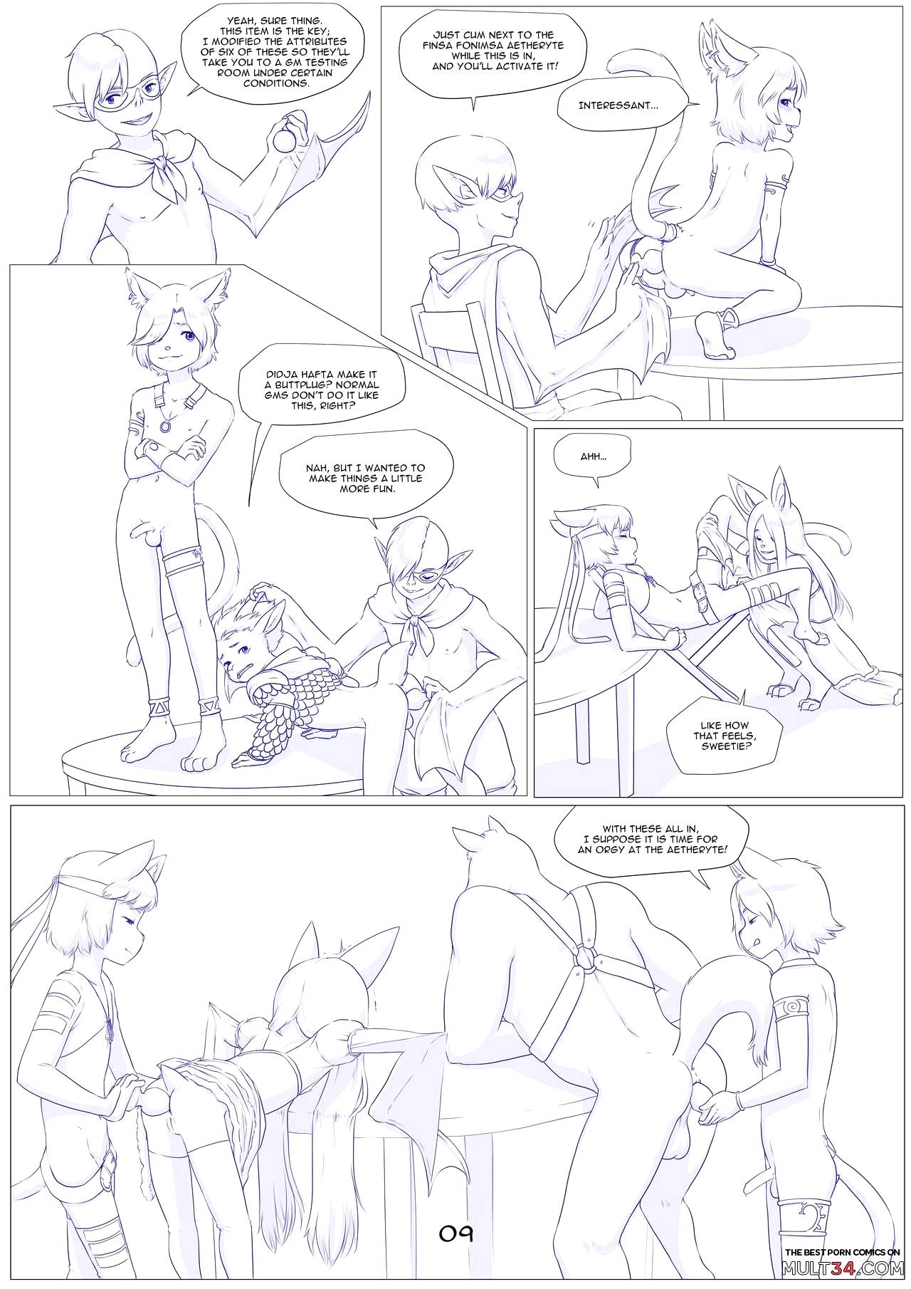 Furry Fantasy XIV Chapter 5 page 10