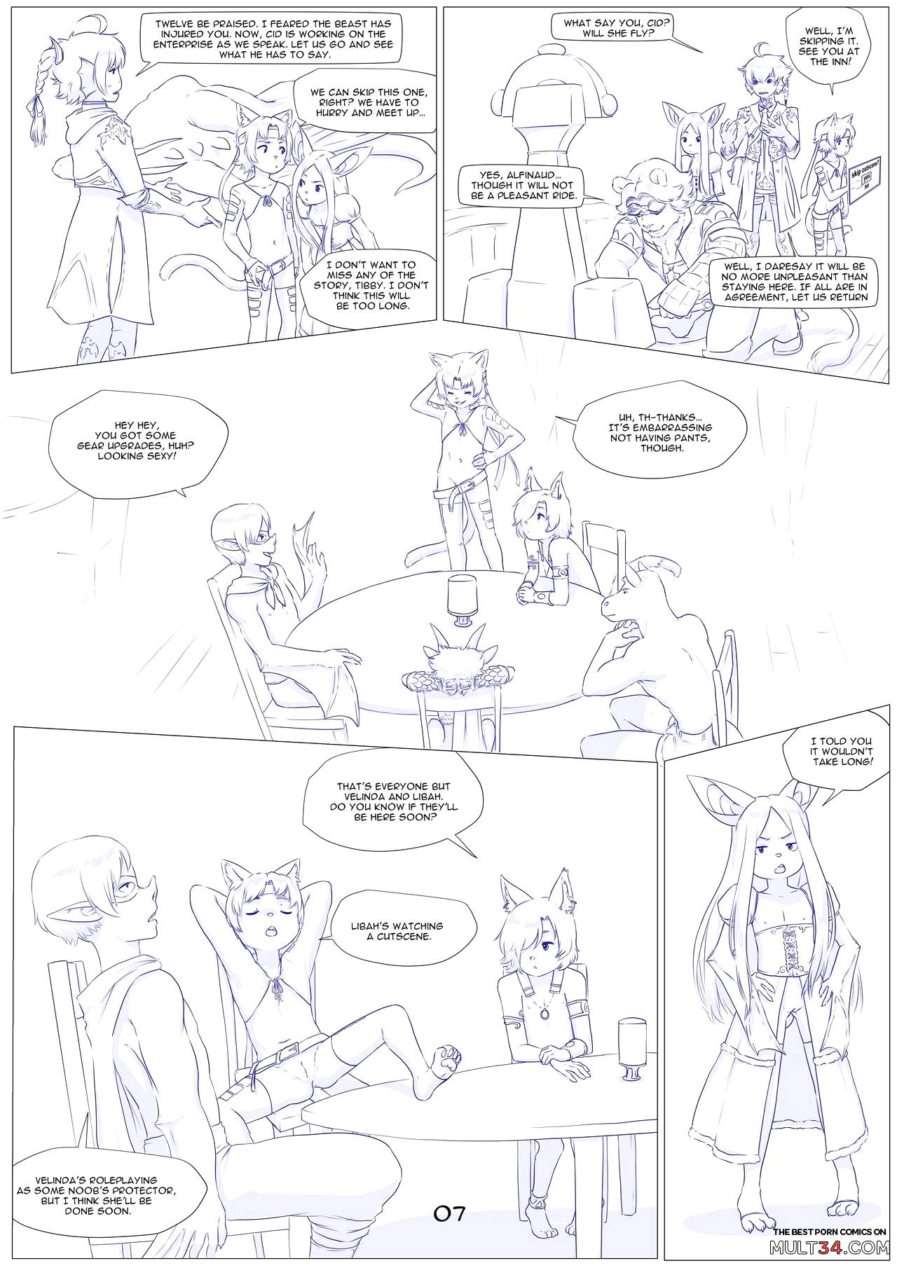 Furry Fantasy XIV Chapter 5 page 8