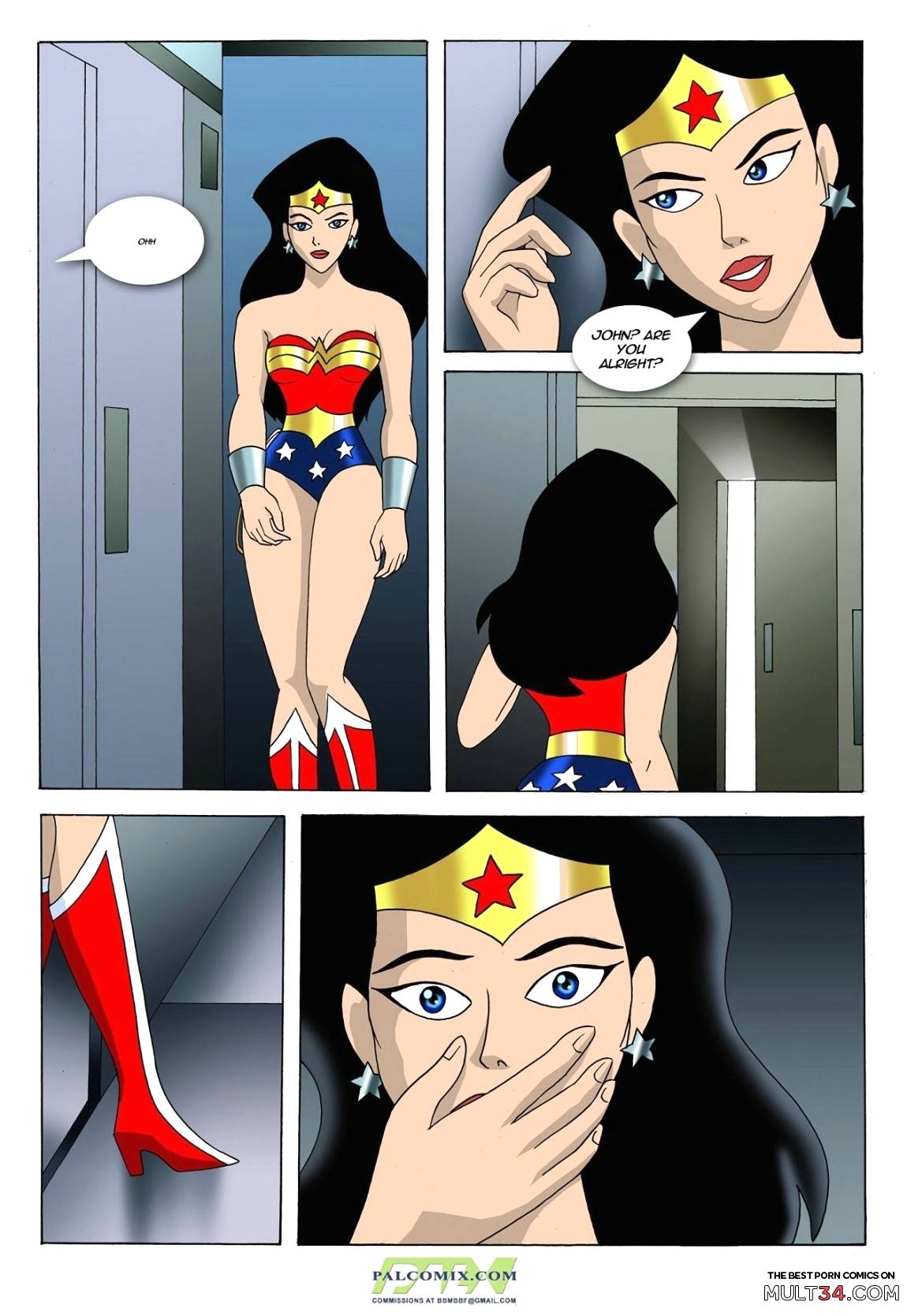 Justice league hentai comic