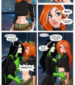 Kim and Shego: Date on the roof page 1
