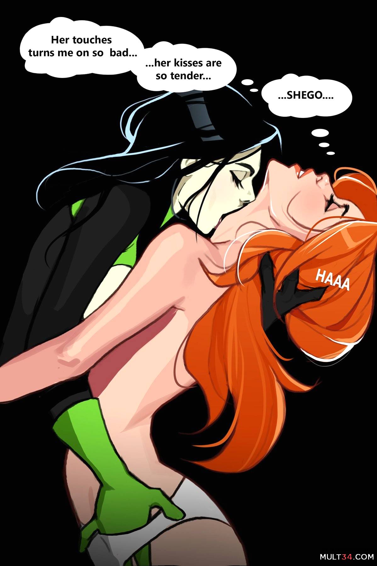 Kim and Shego: Date on the roof page 7