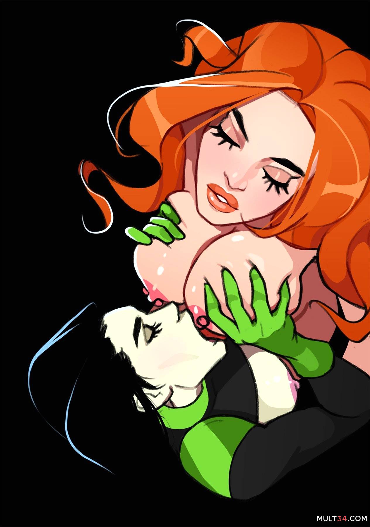 Kim and Shego: Date on the roof page 8