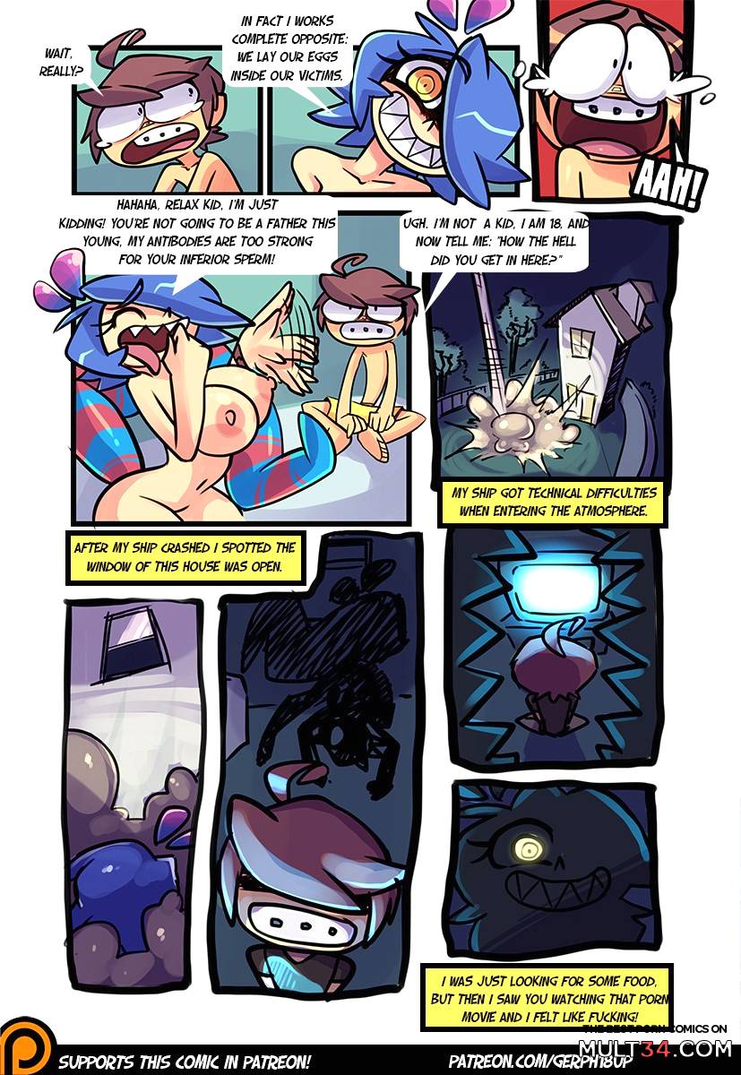 SkarpWorld 1: The Girl with sharp teeth page 8
