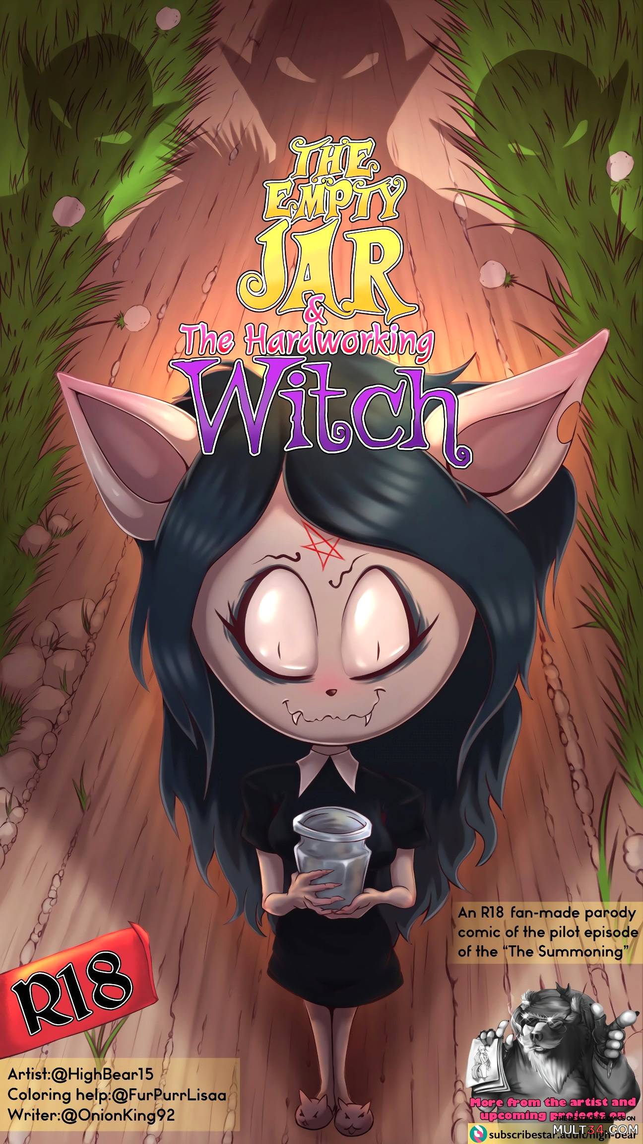 The Empty Jar And The Hardworking Witch page 1