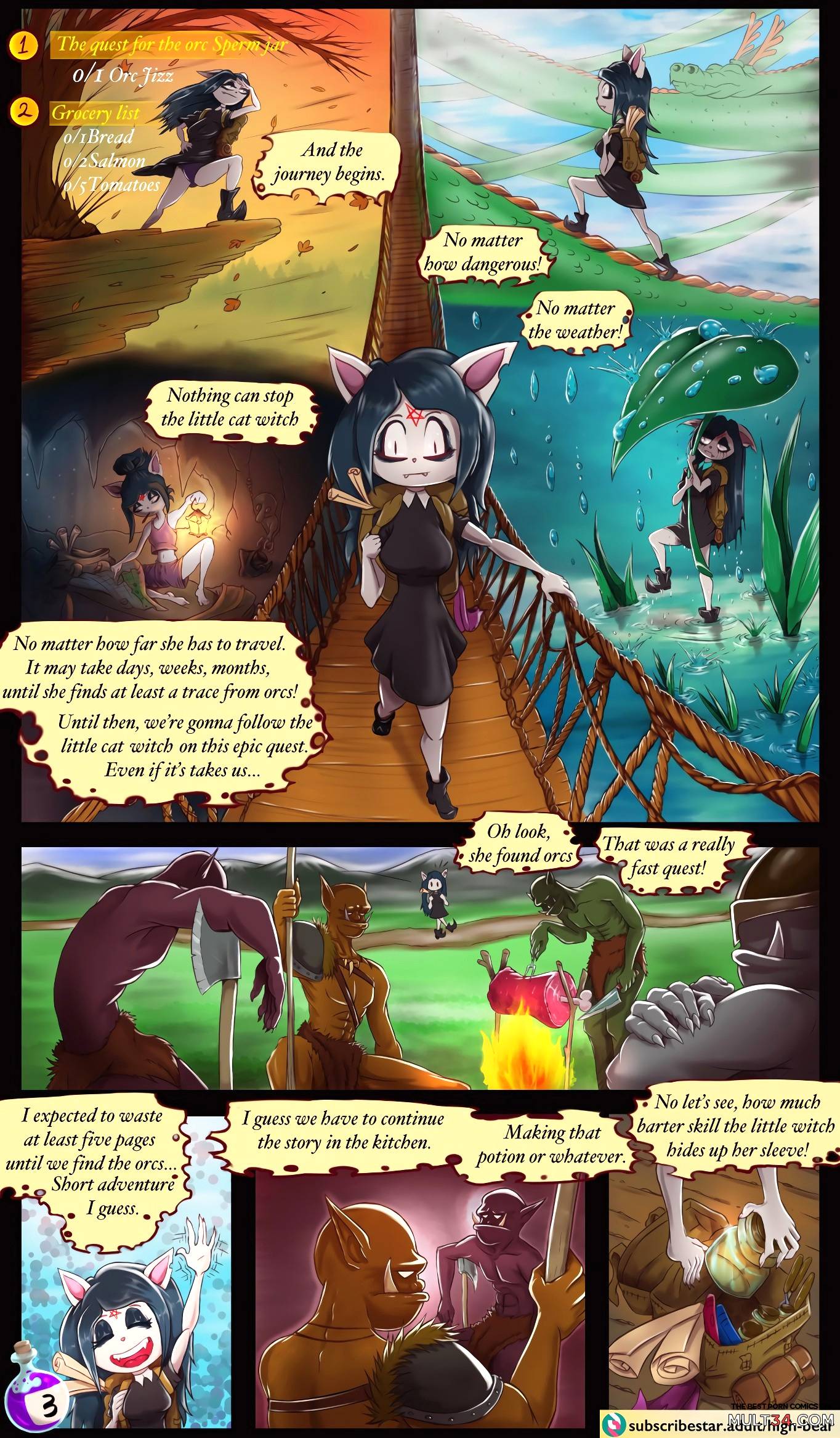 The Empty Jar And The Hardworking Witch page 3