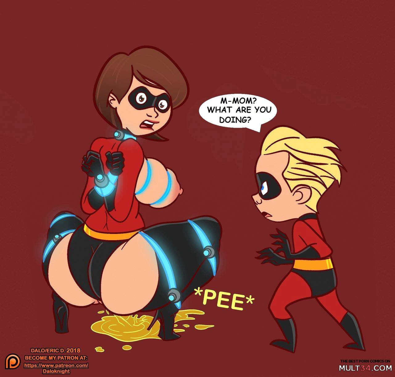 Incredibles Cartoon Porn Pee - A Red Incred Gallery porn comic - the best cartoon porn comics, Rule 34 |  MULT34