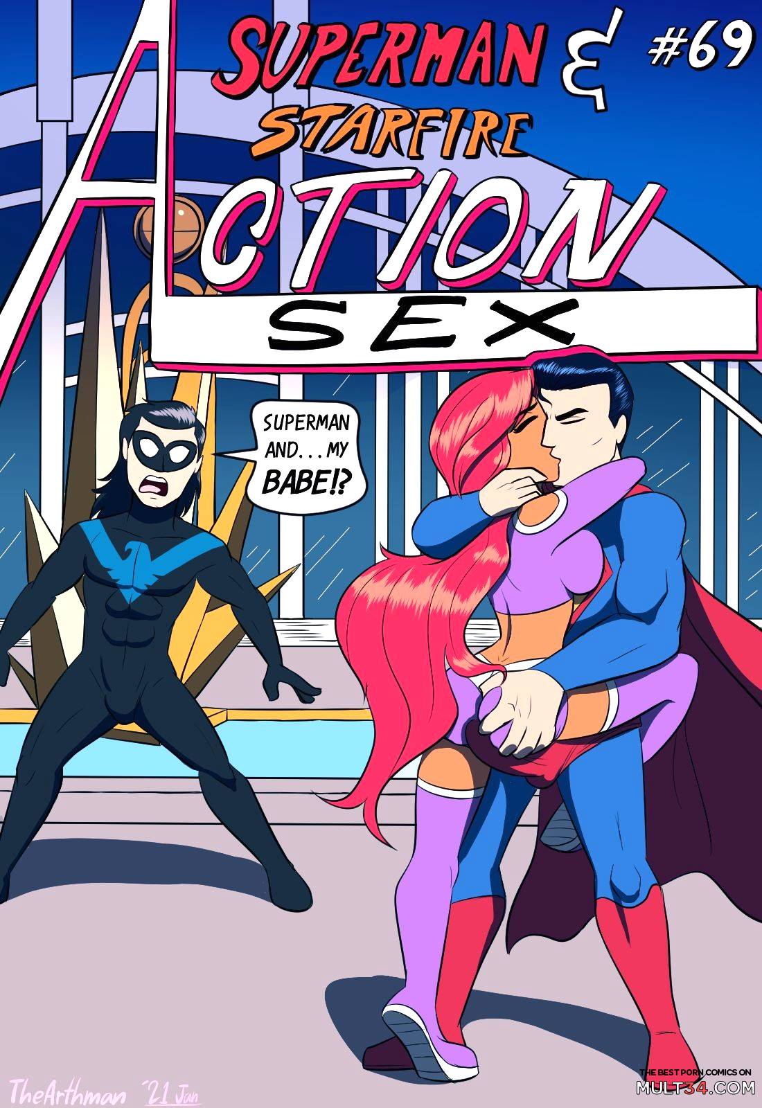 Action comics porn