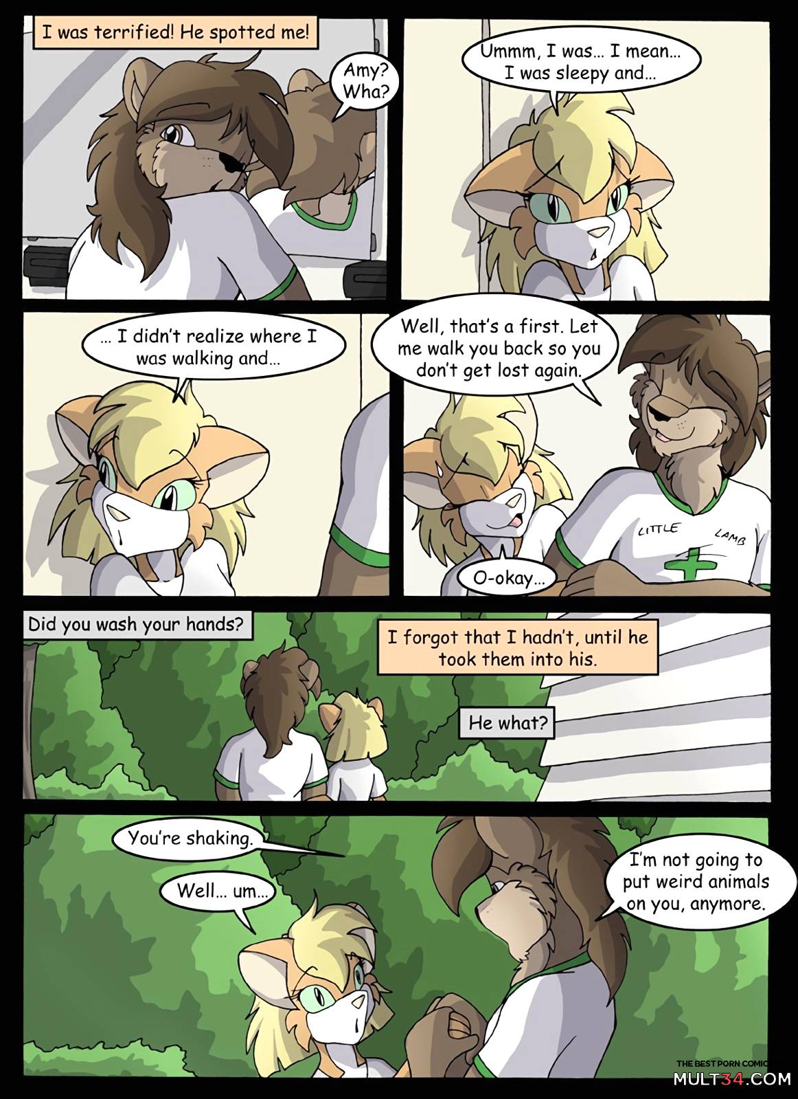 Amy's Little Lamb, Summer Camp Adventure page 11