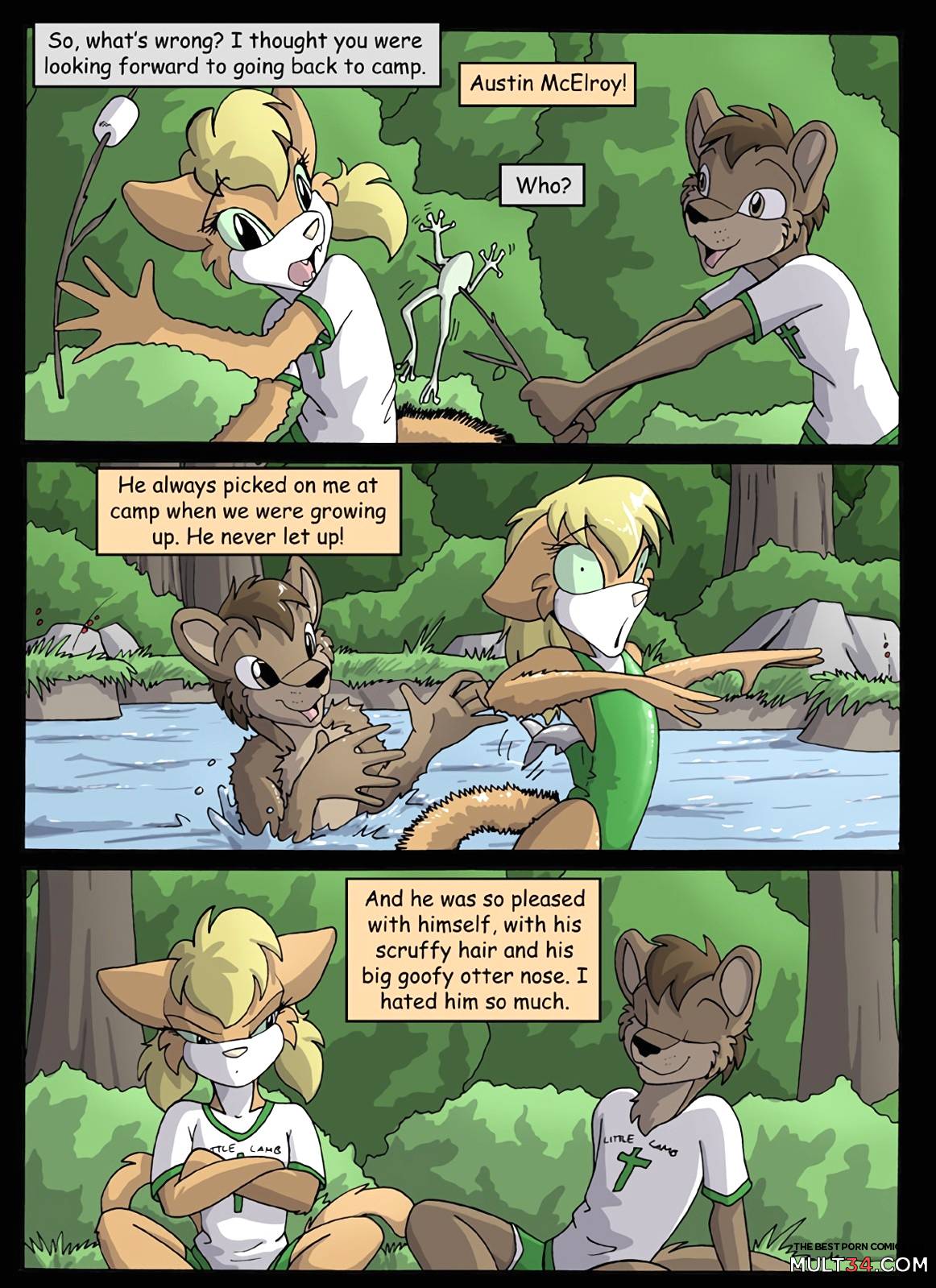 Amy's Little Lamb, Summer Camp Adventure page 2