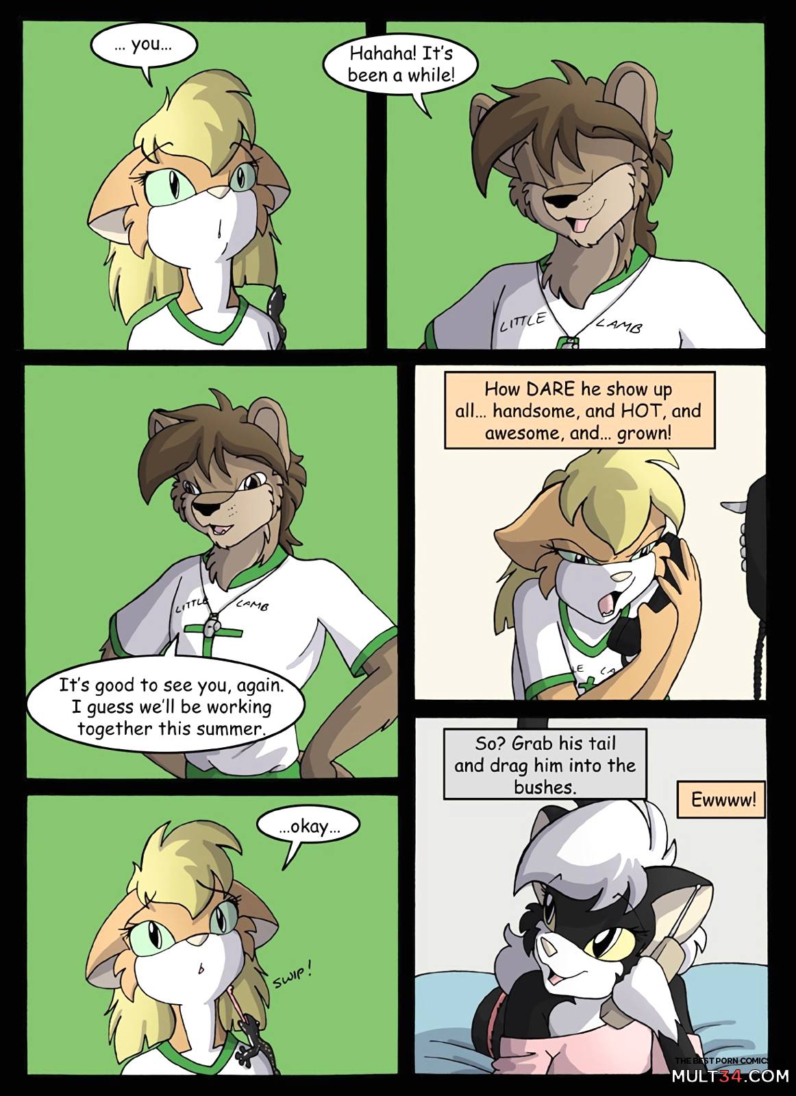 Amy's Little Lamb, Summer Camp Adventure page 4