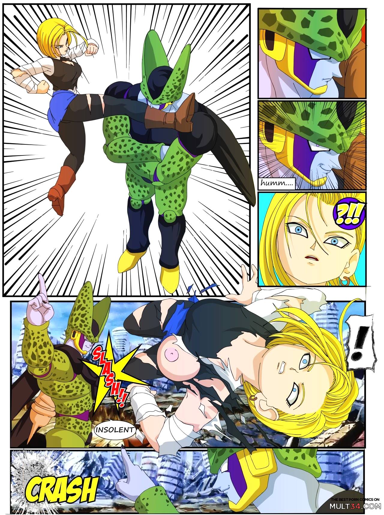 Android 18 vs Cel page 2