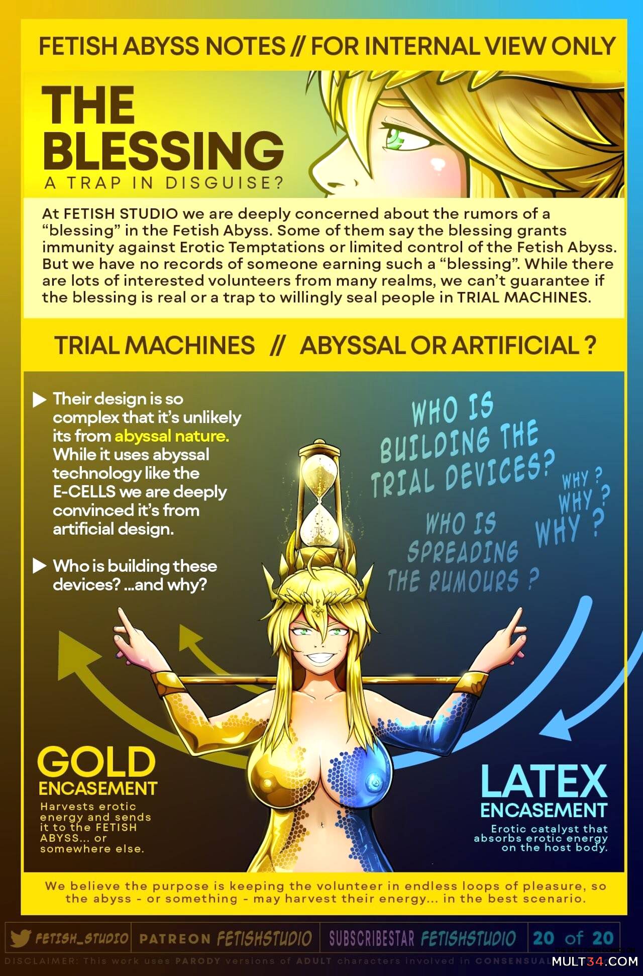 Artoria LANCER Pendragon | LATEX + GOLD Encasement page 23