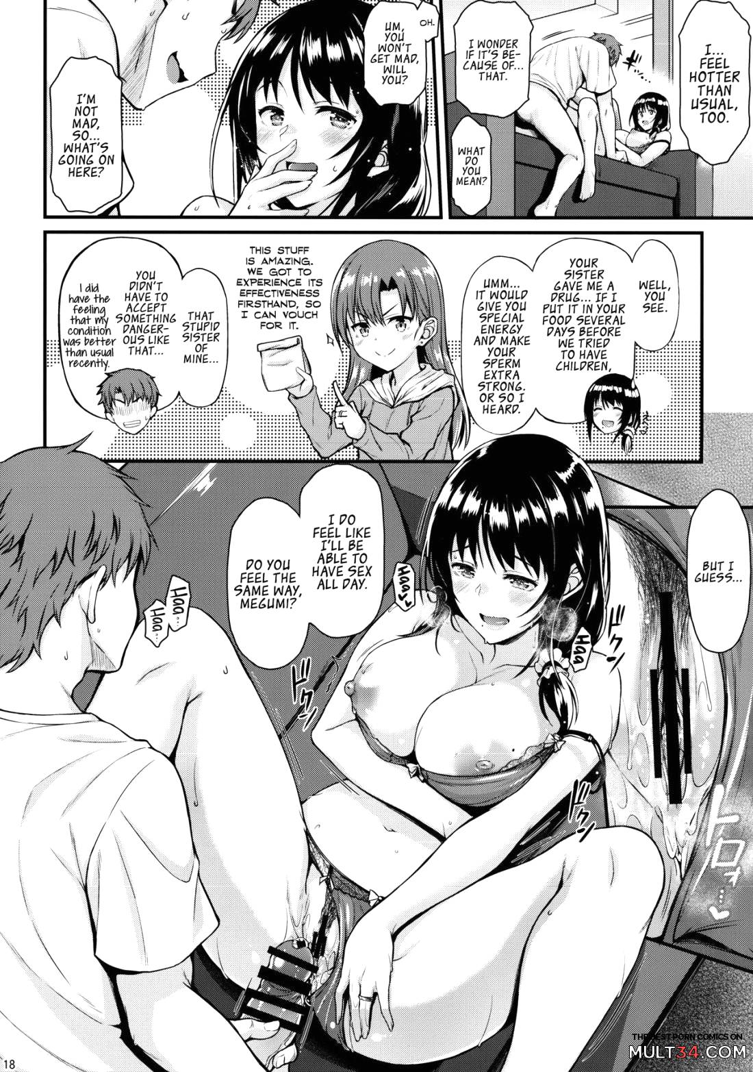 Baby making sex with Megumi page 17