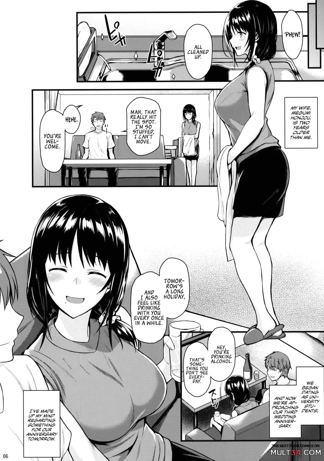 Baby making sex with Megumi porn comic picture