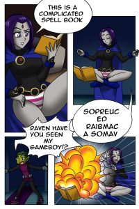 Beastboy & Raven swap bodies page 1