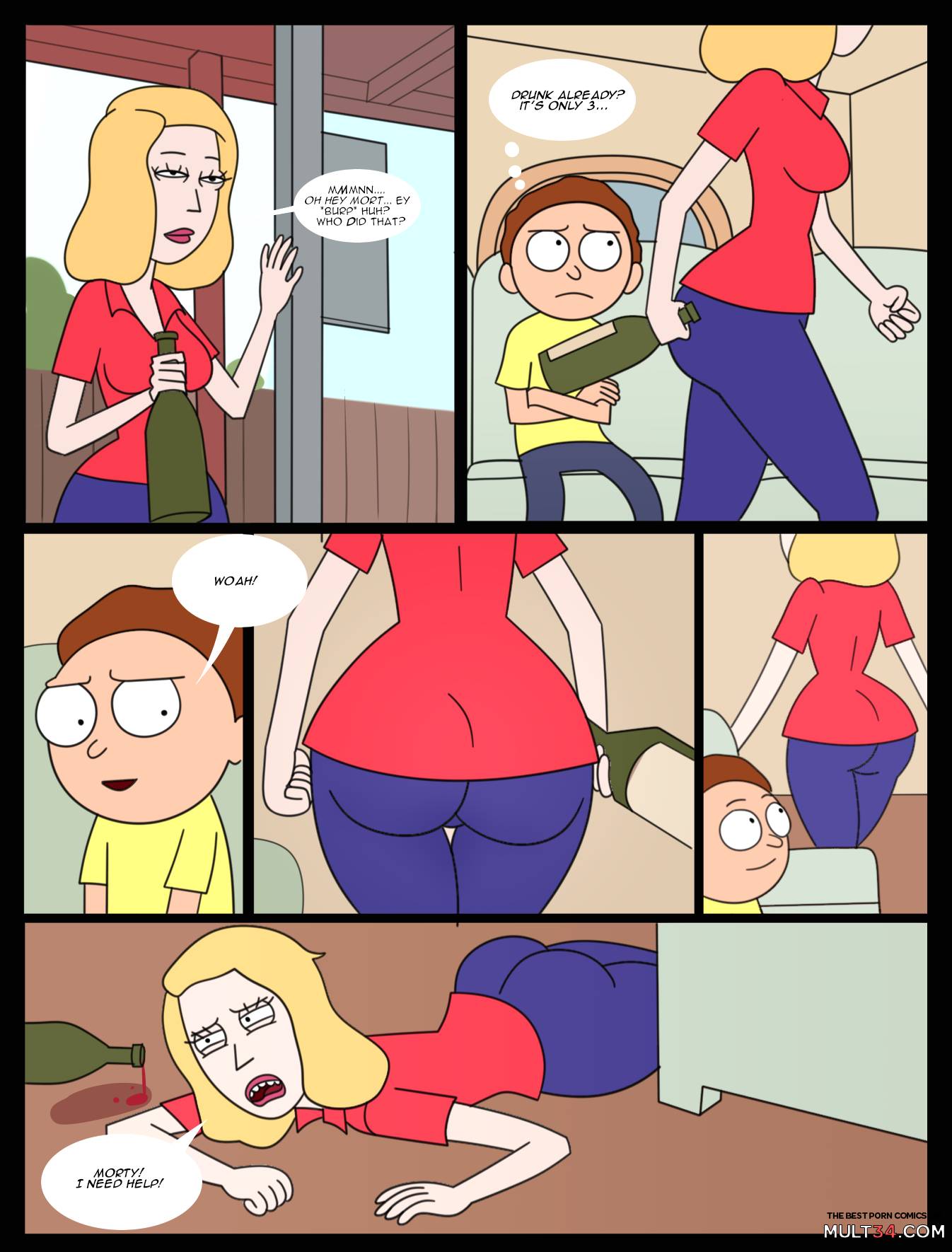 Rick and morty nsfw comic