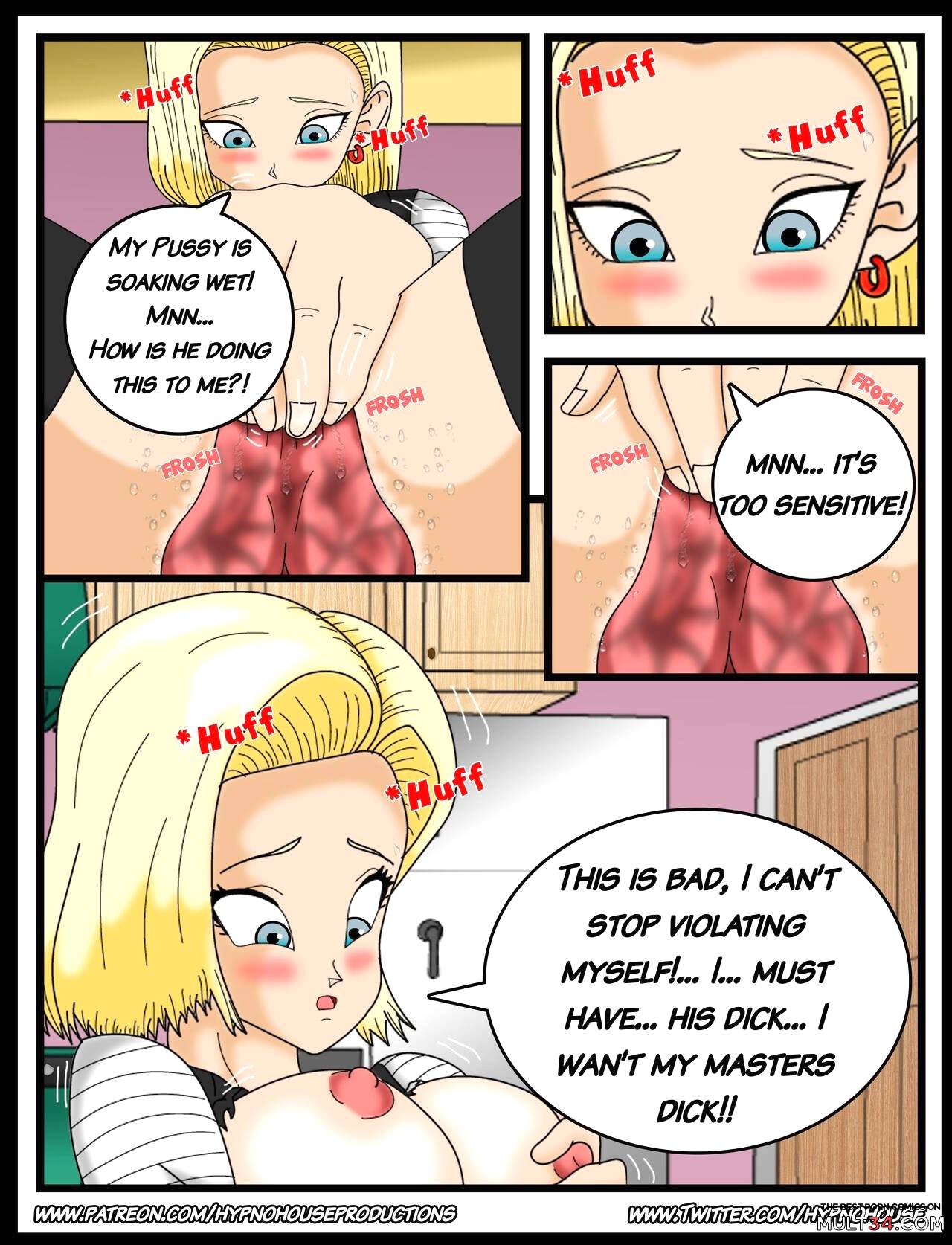 Double Feature Android 18 & Bulma is Yours! page 11