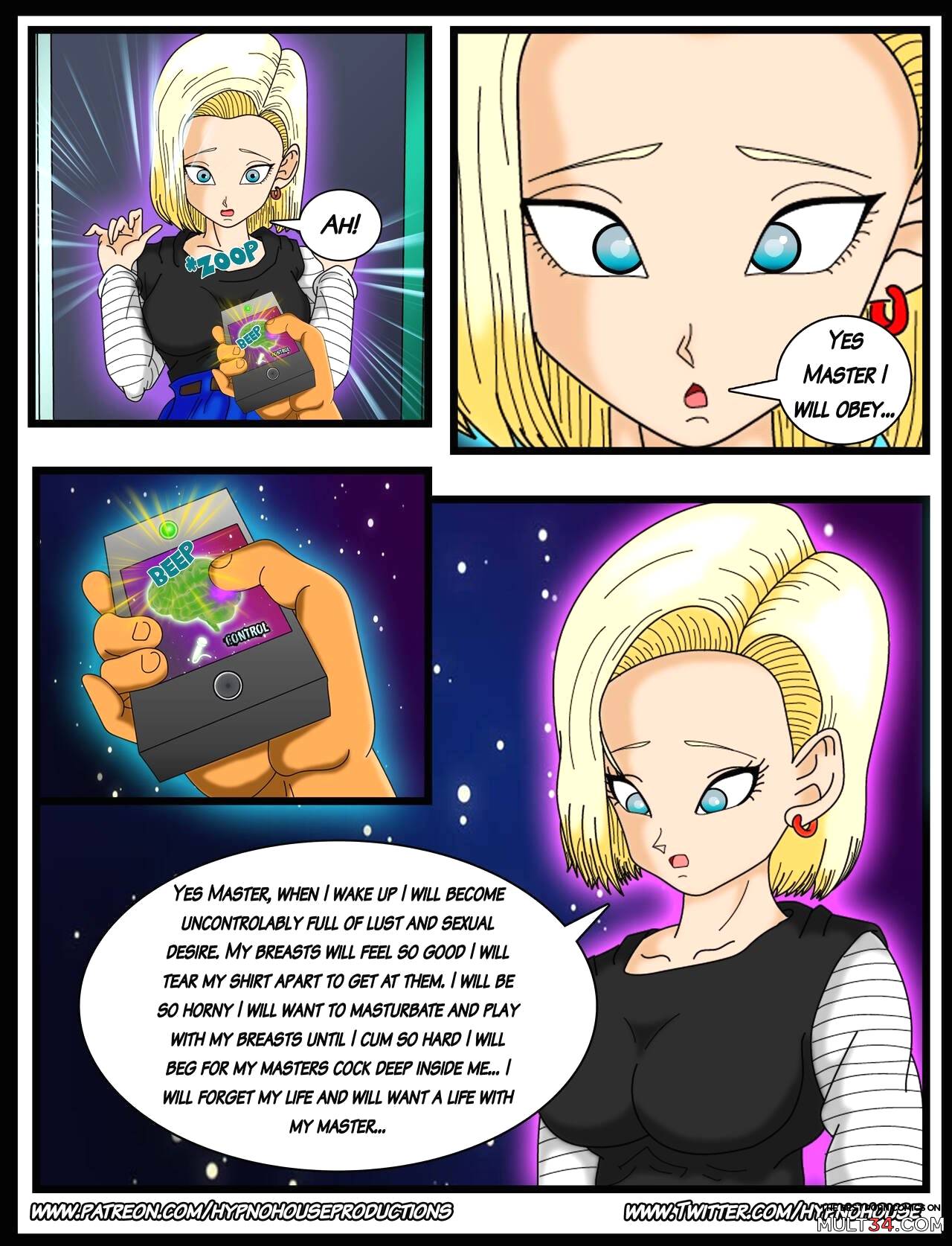Double Feature Android 18 & Bulma is Yours! page 9