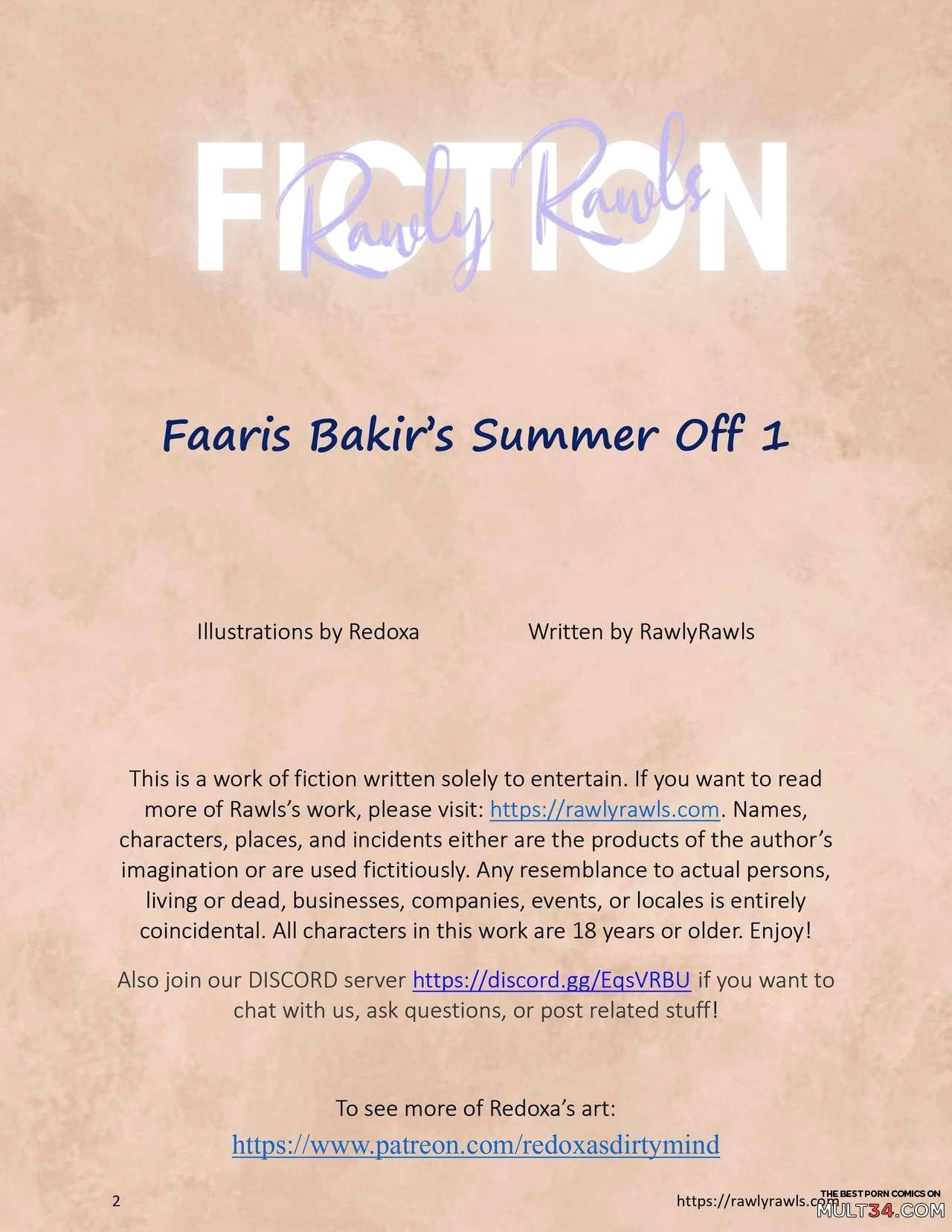 Faaris Bakir's Summer Off Chapter 1 page 2