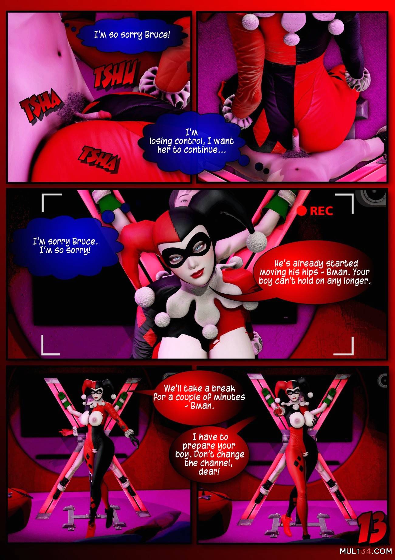 Harlequin's Home Video Part 1 page 14