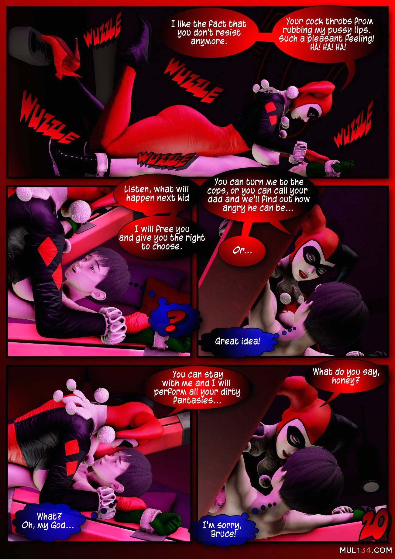 Harlequin's Home Video Part 1 page 21