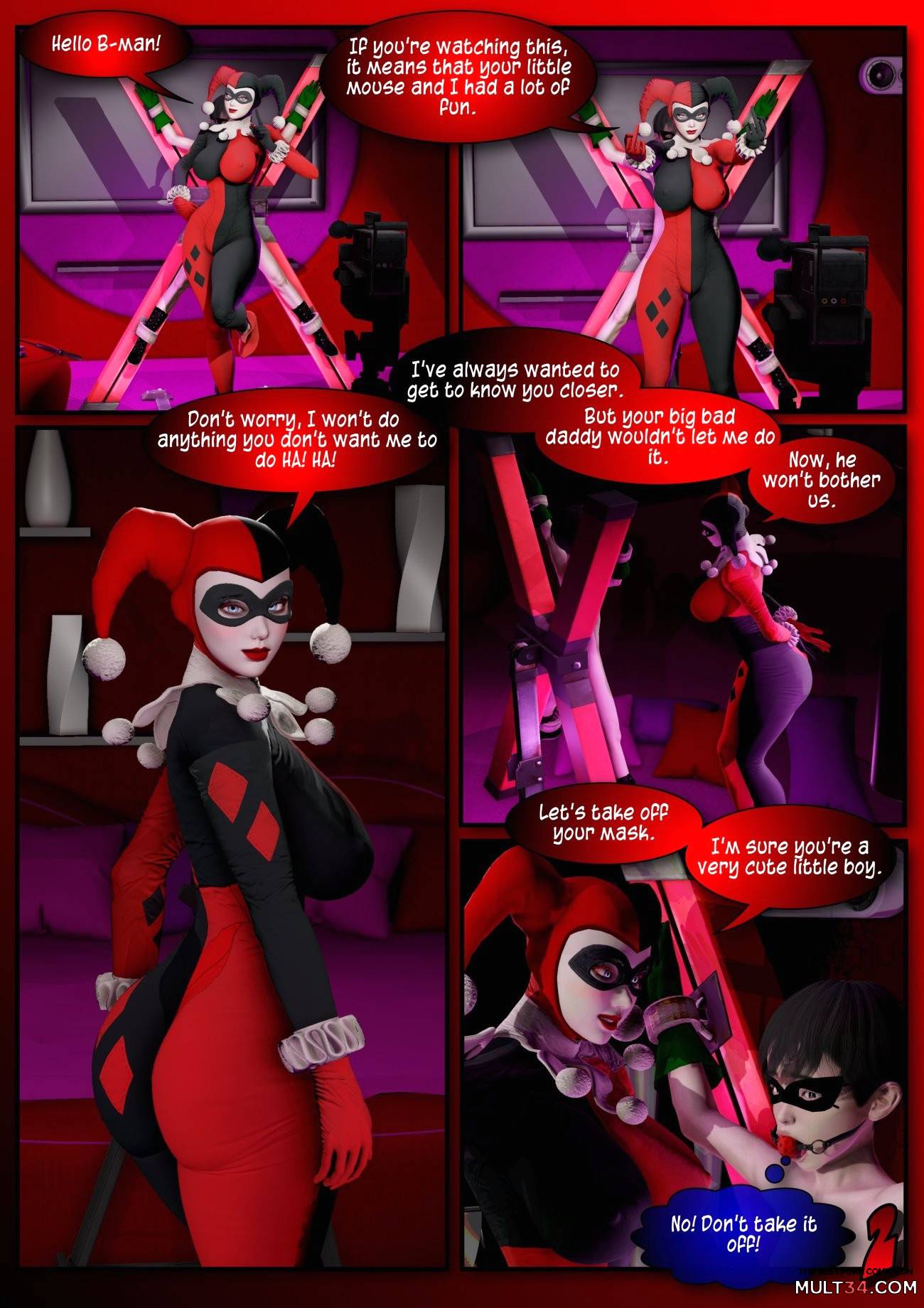 Harlequin's Home Video Part 1 page 3