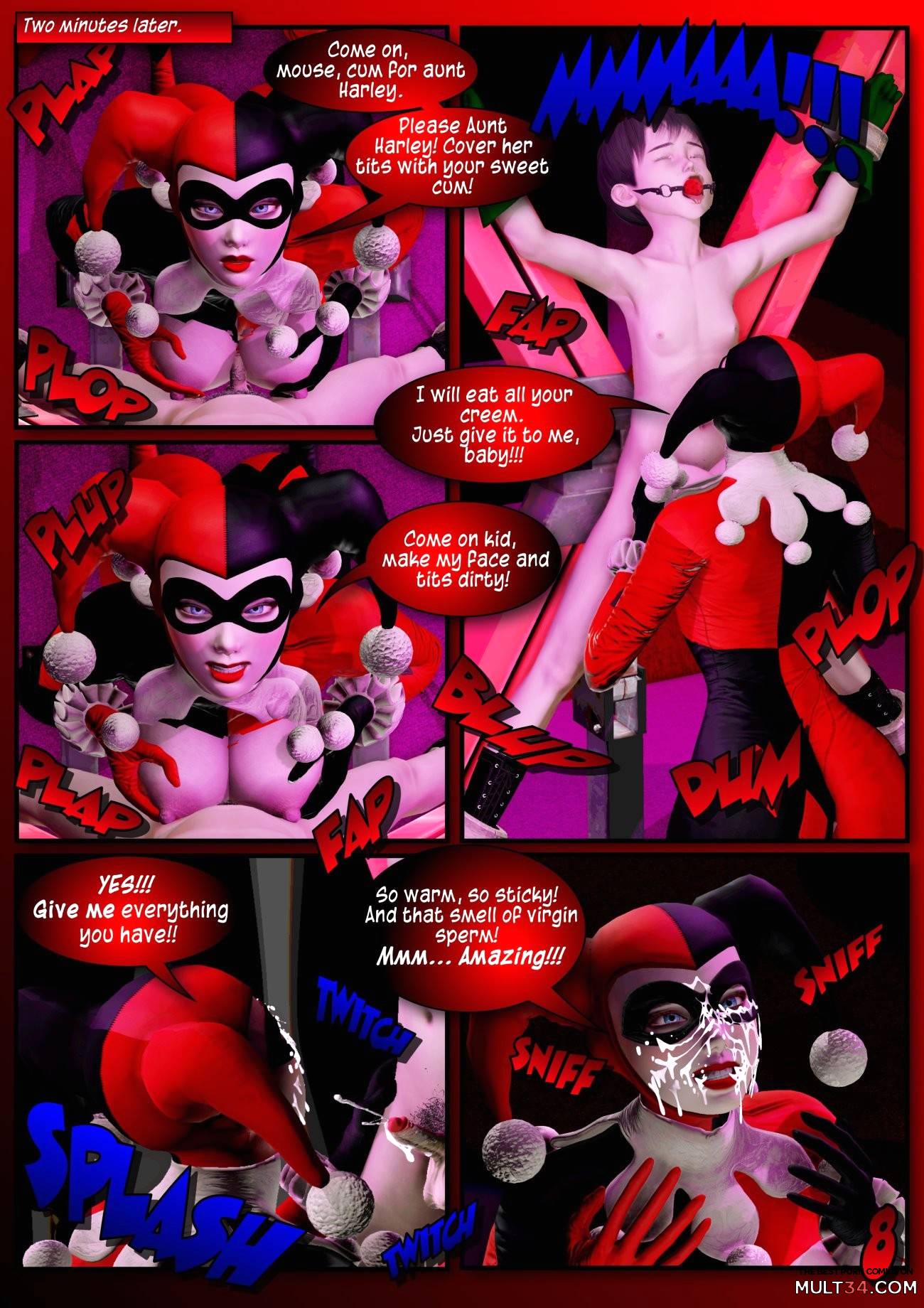 Harlequin's Home Video Part 1 page 9