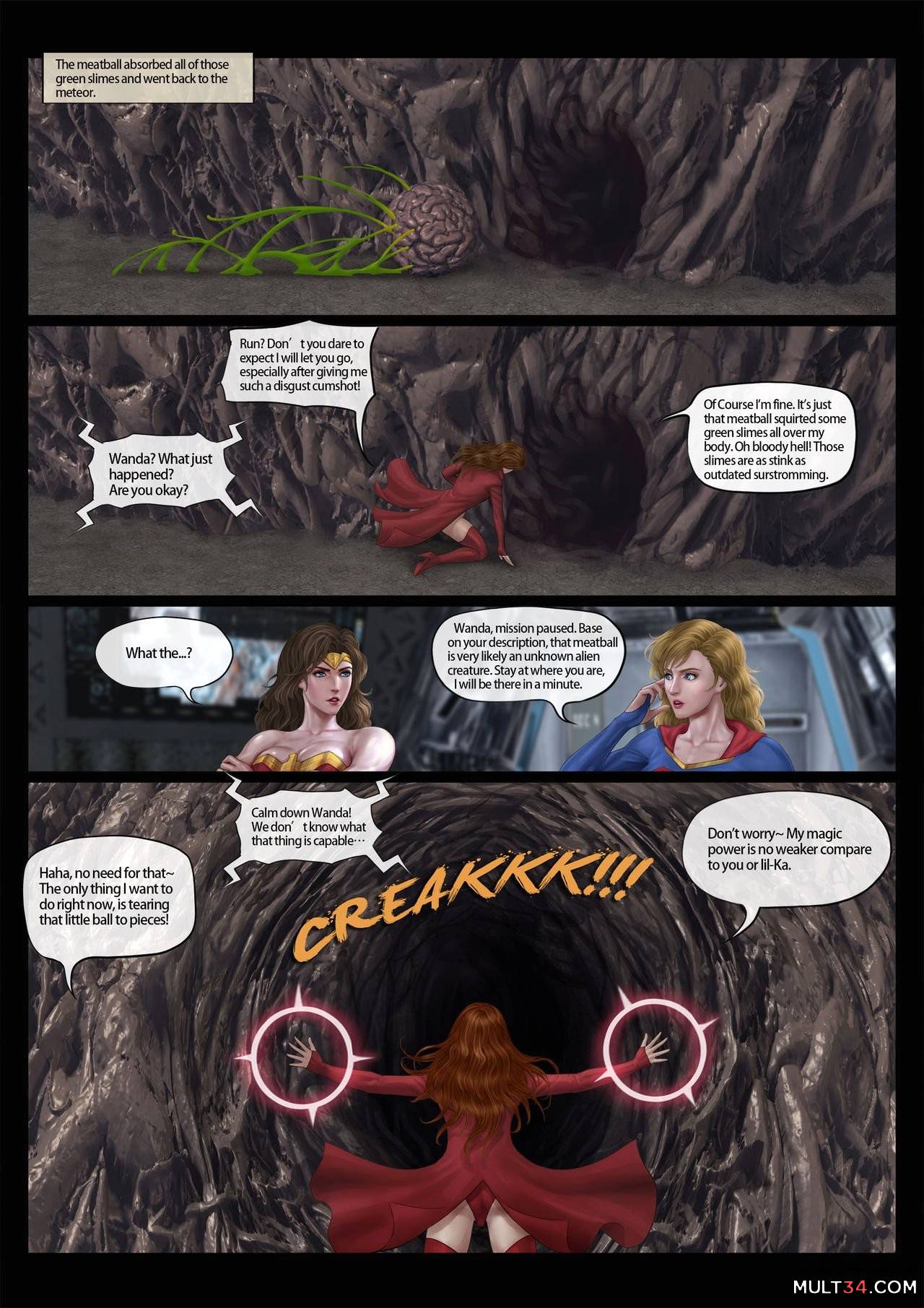 Heroines' Pussyventure page 6
