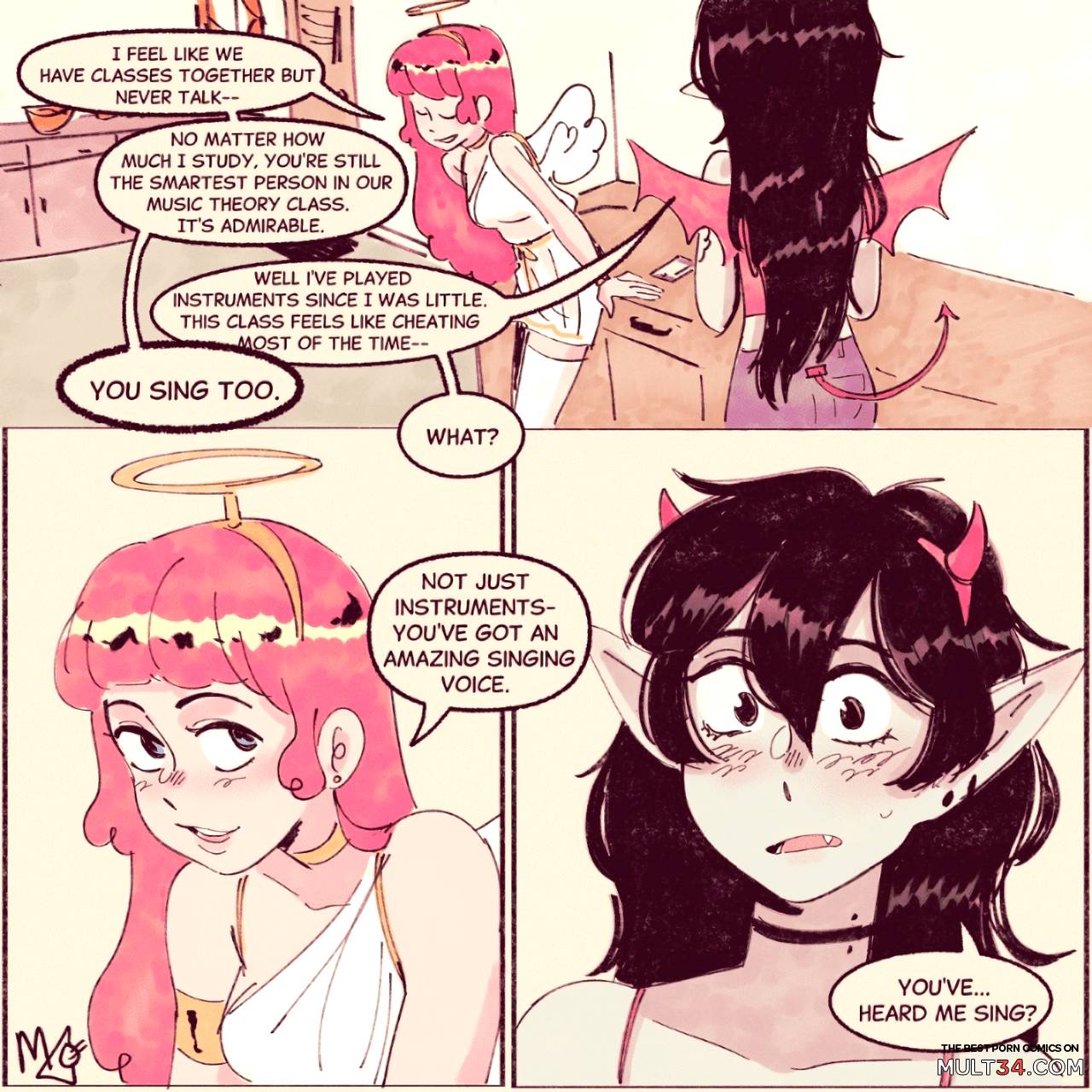 Horns & Halos - A Bubbline Fancomic page 19