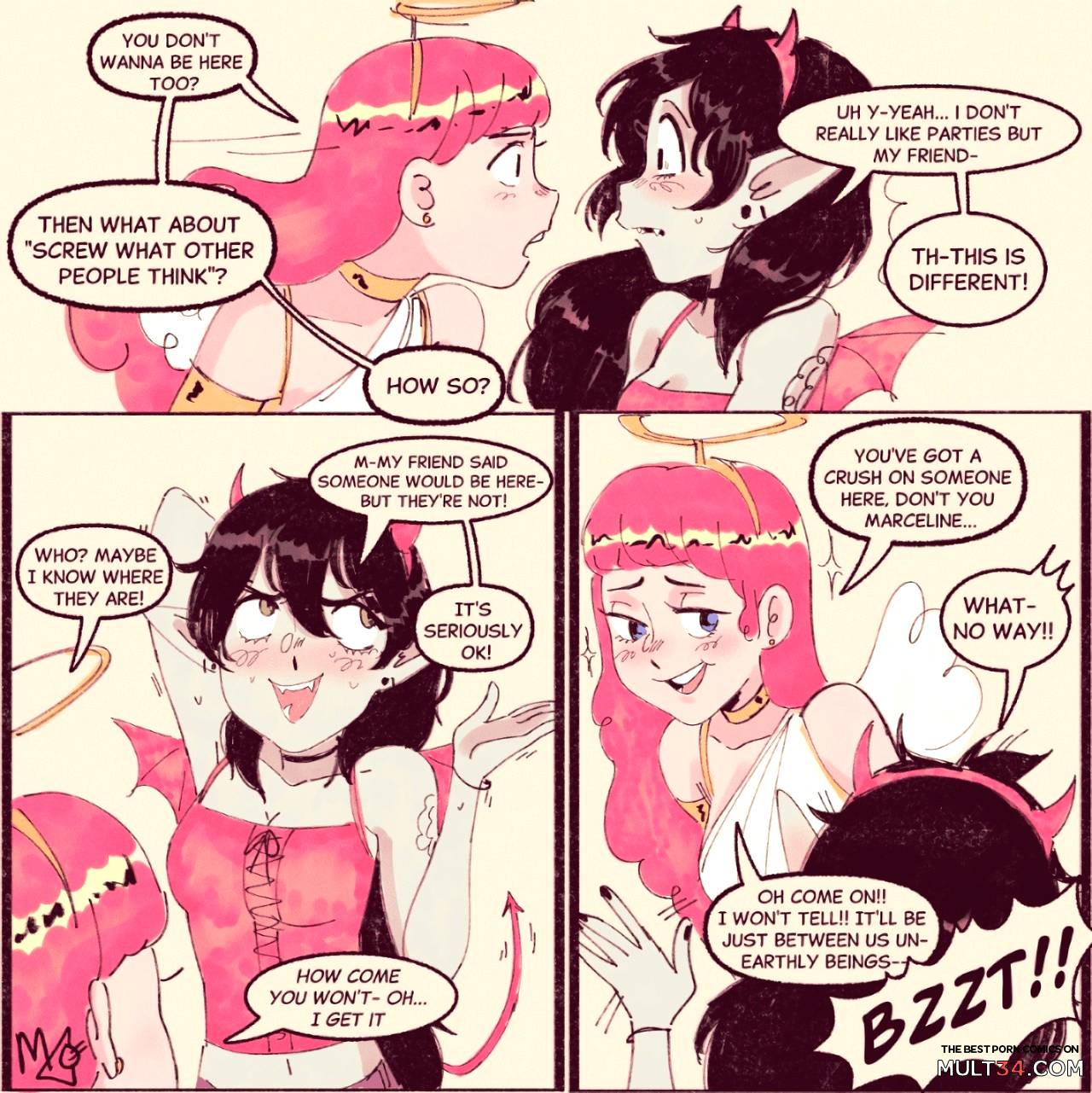 Horns & Halos - A Bubbline Fancomic page 22