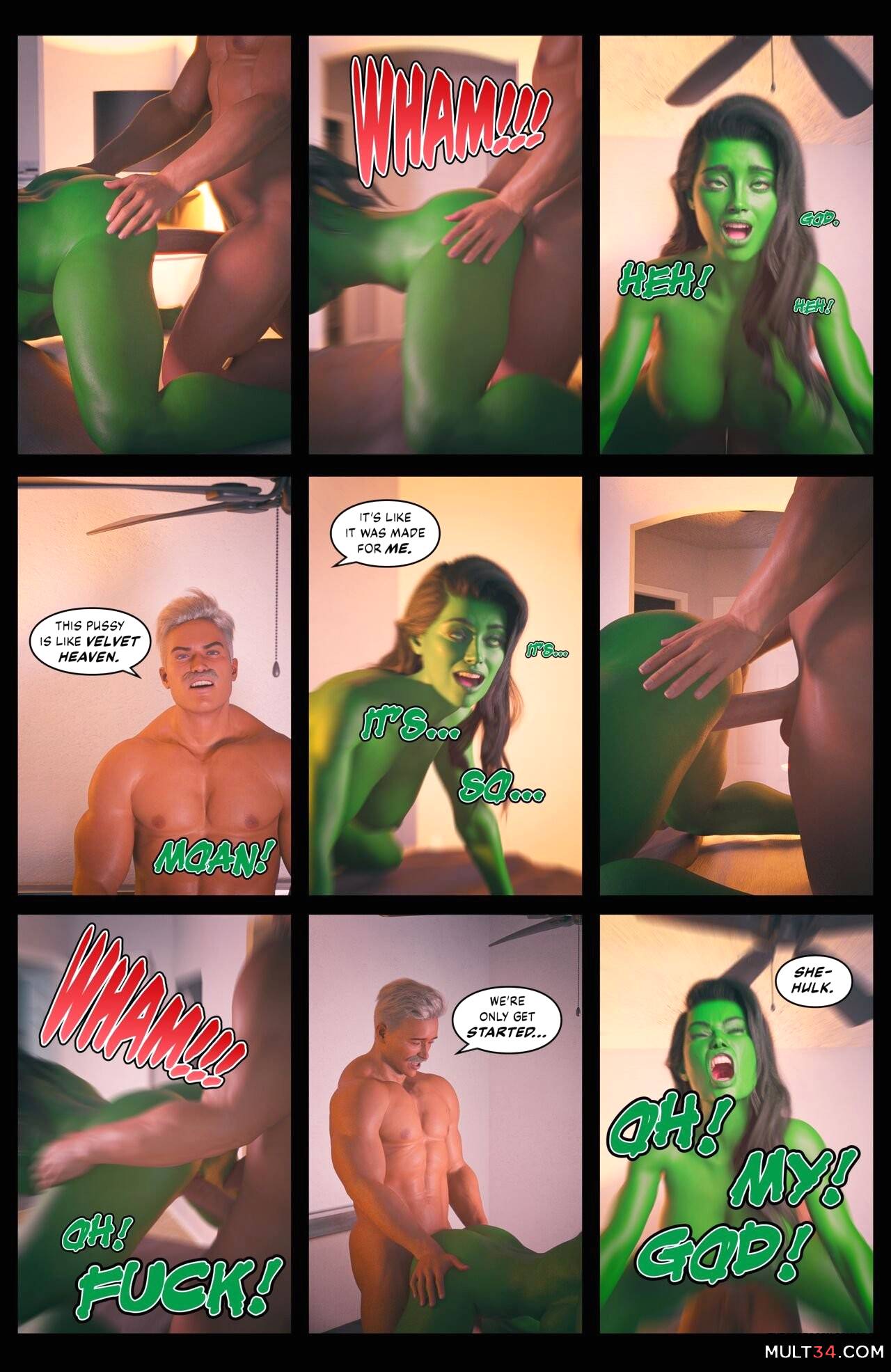 Hulk: Bustier page 33