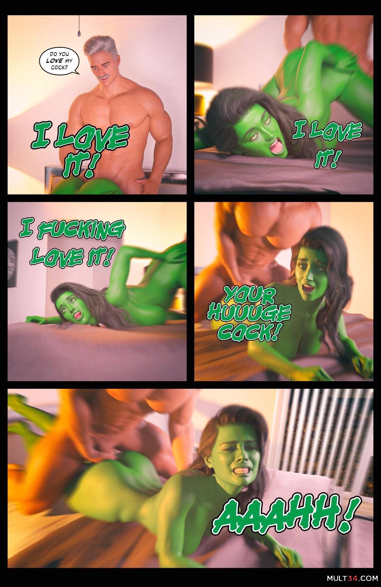 Hulk: Bustier page 35