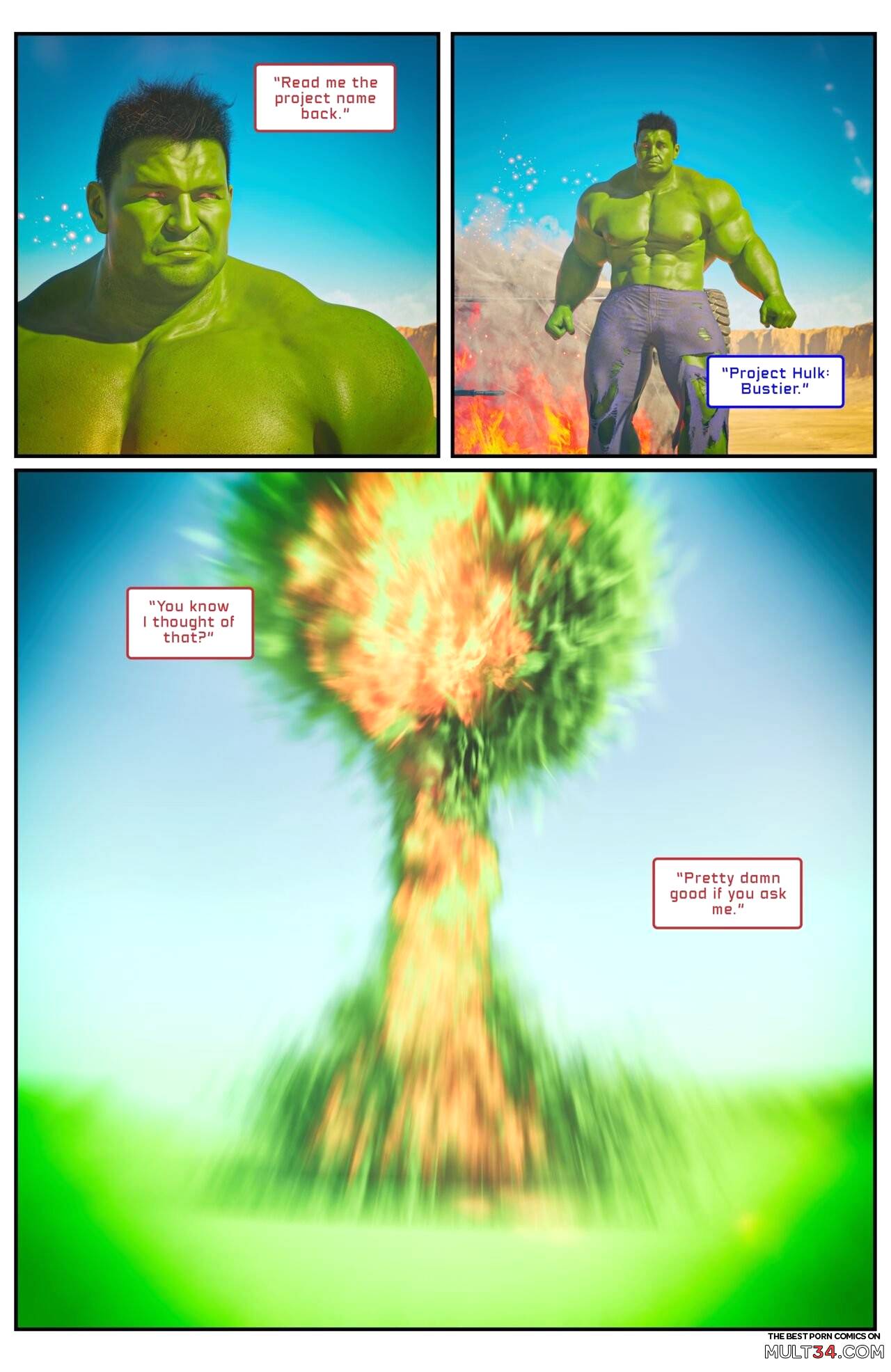 Hulk: Bustier page 4
