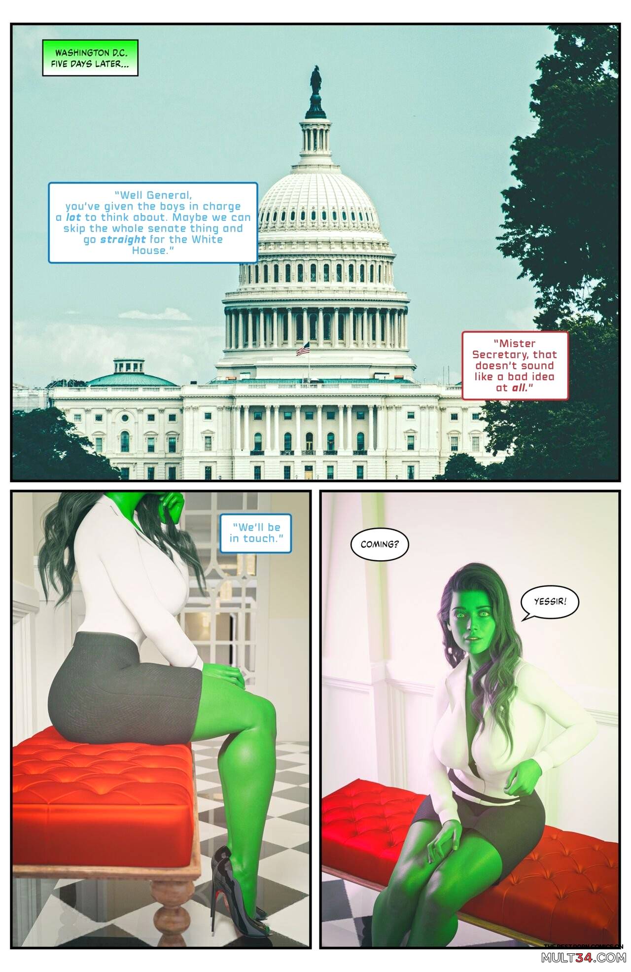 Hulk: Bustier page 40