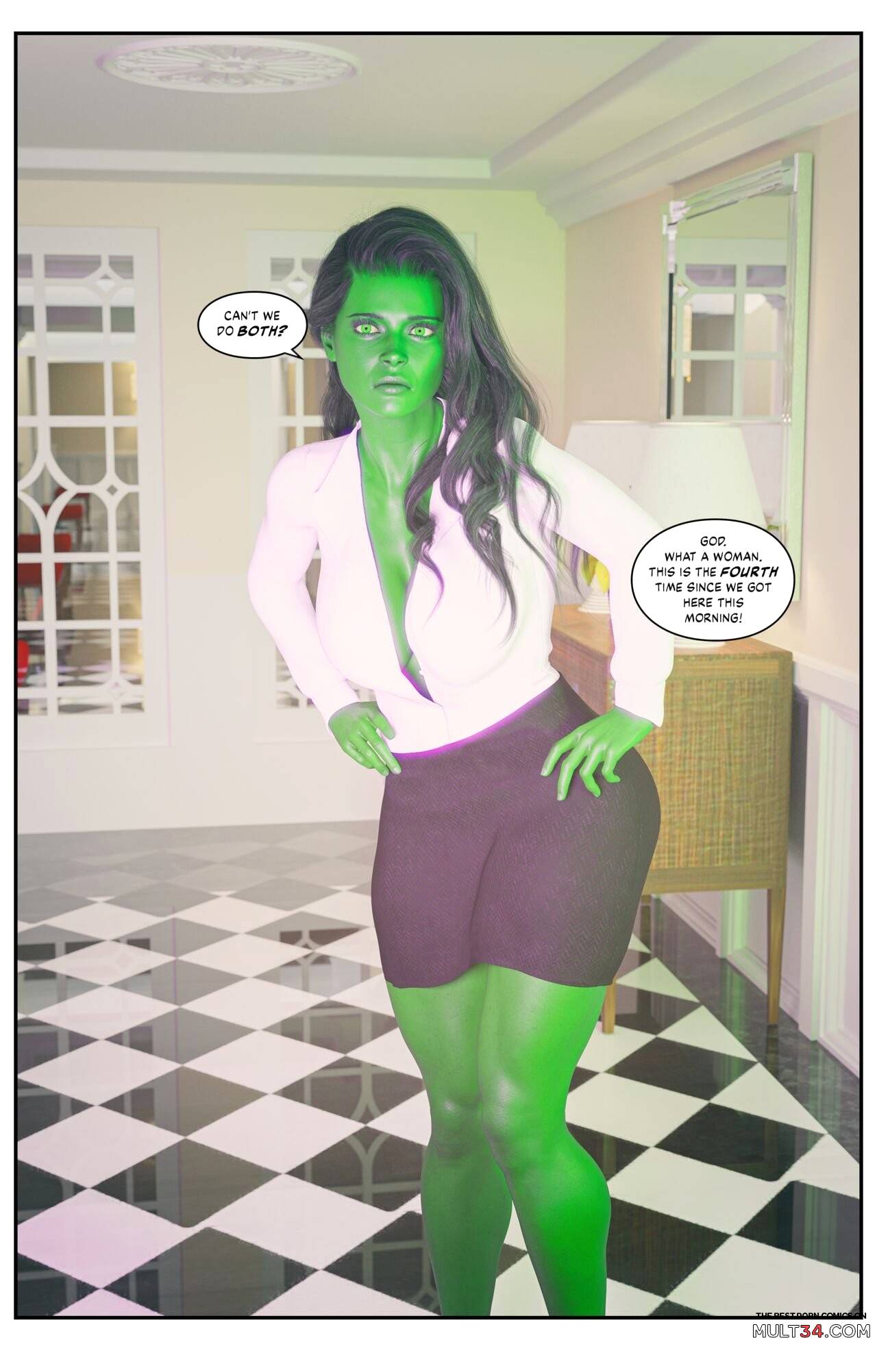 Hulk: Bustier page 42