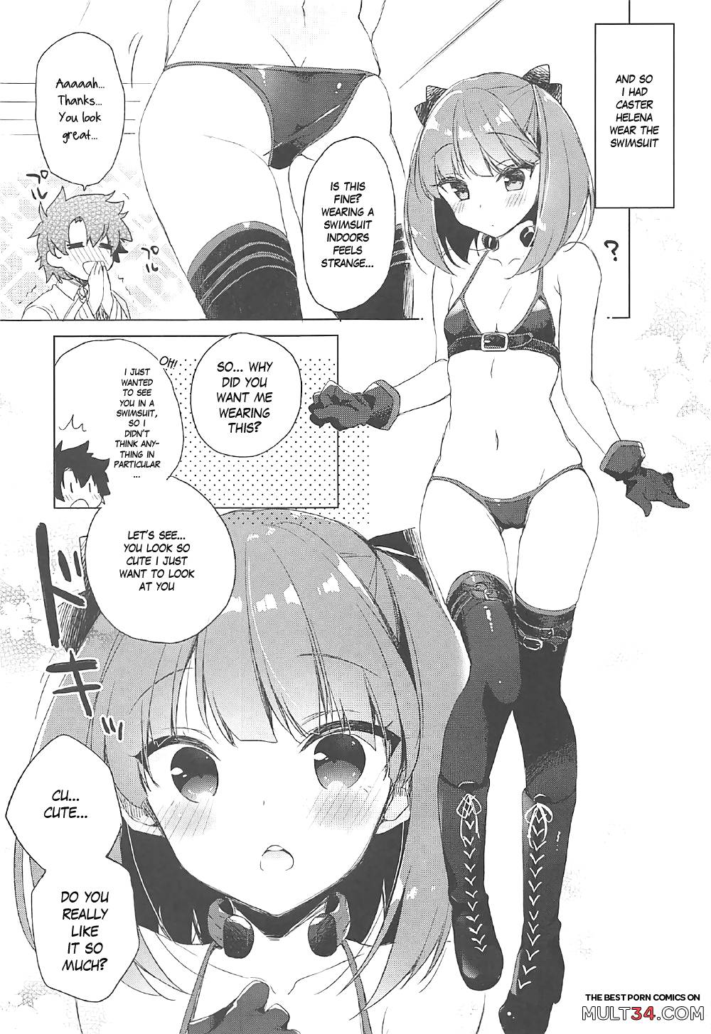 I couldn't summon swimsuit Helena! page 5
