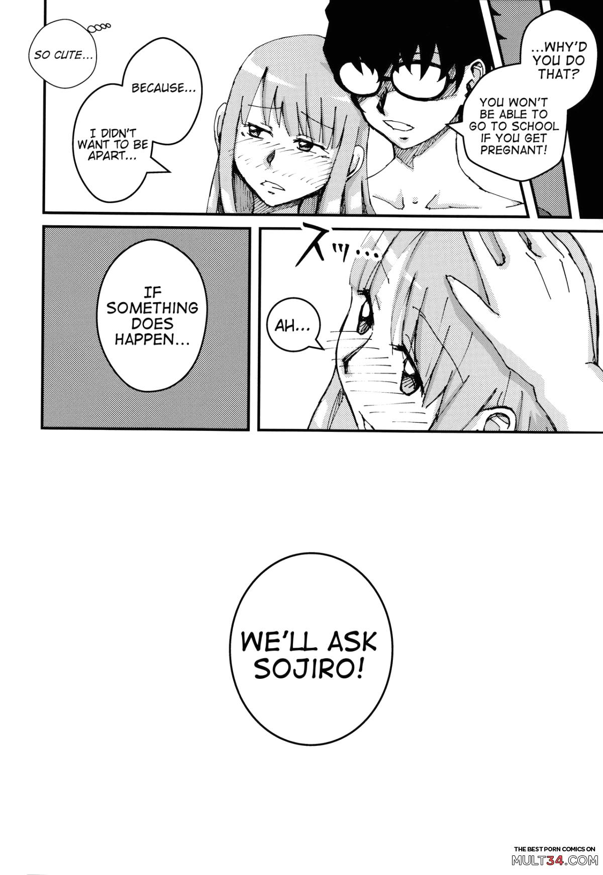Is Sakura Futaba-chan eavesdropping on her boyfriend? page 19