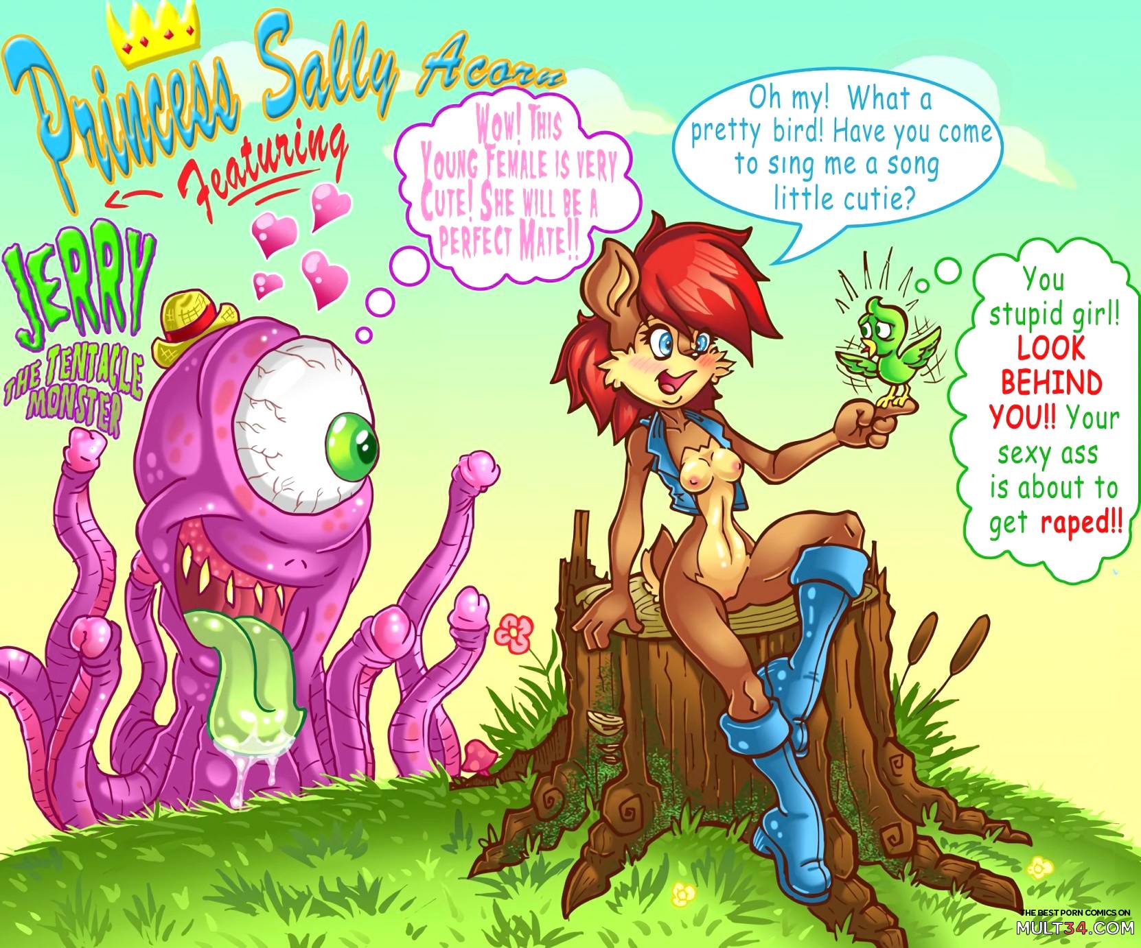 Tentacle Porn Cartoon - Jerry The Tentacle Monster porn comic - the best cartoon porn comics, Rule  34 | MULT34