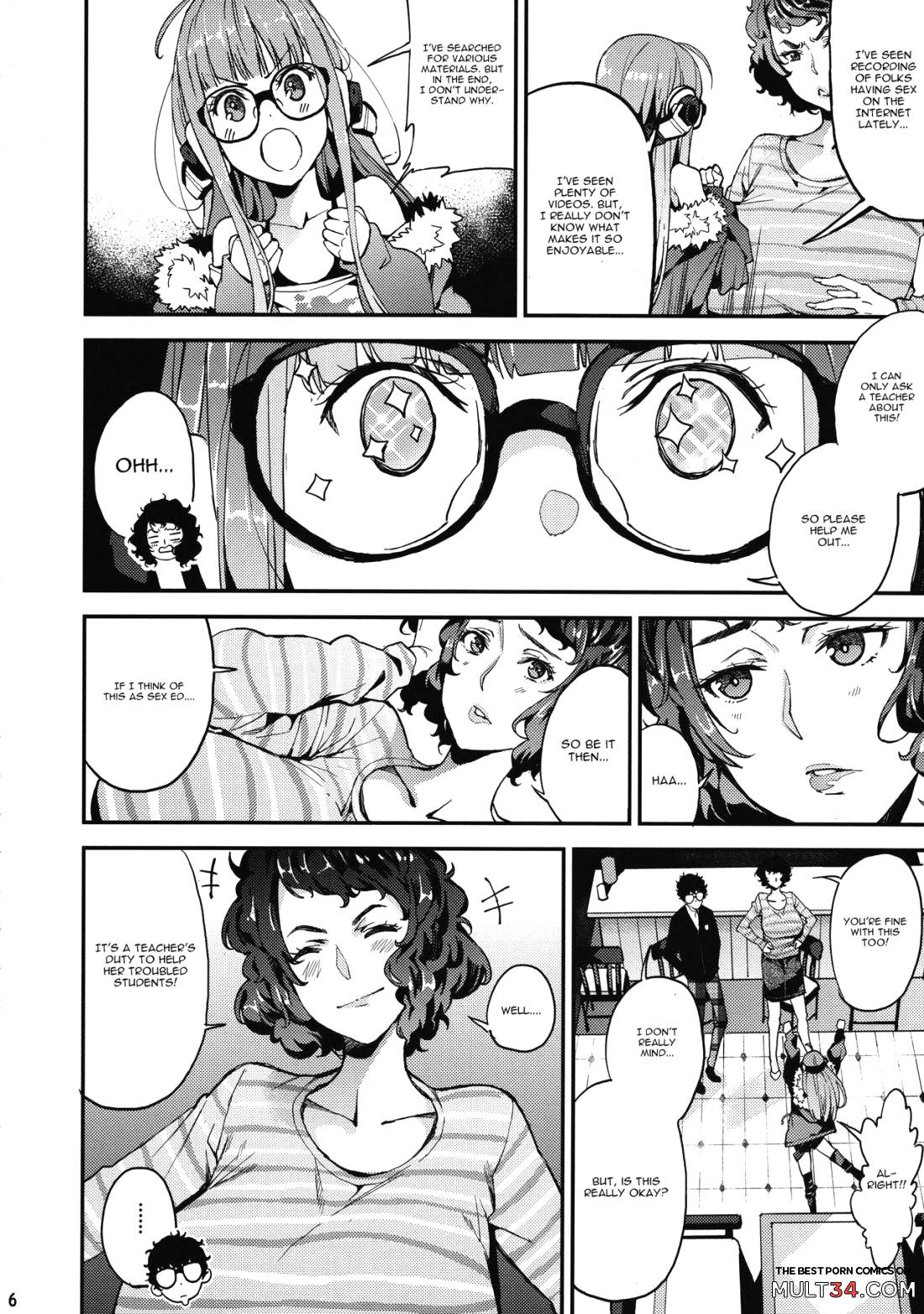 Kawakami-sensei and Futaba's Secret Private Class page 6