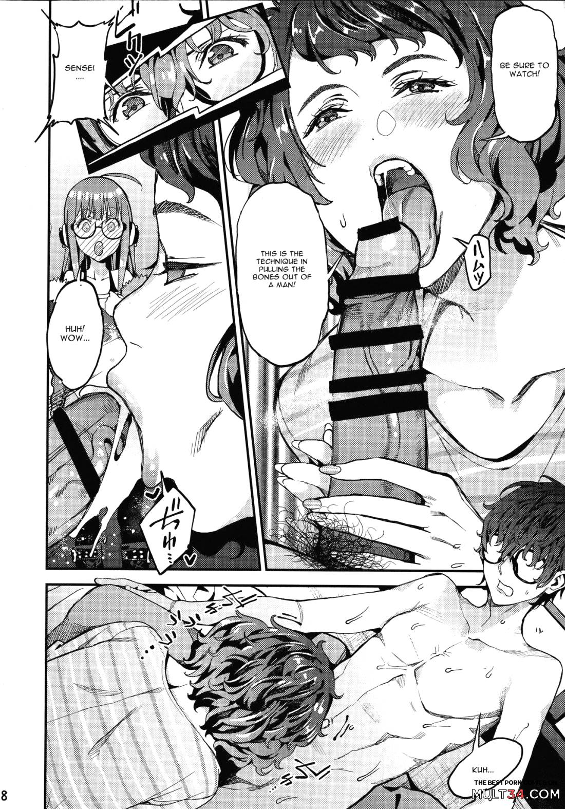Kawakami-sensei and Futaba's Secret Private Class page 8