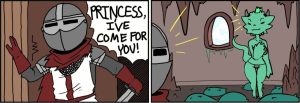 Kobold Princess Comic page 1