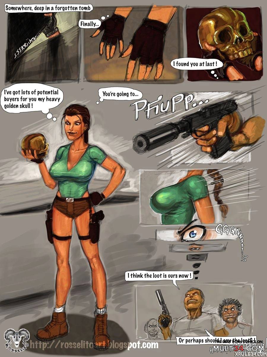 Lara Raped in Tomb page 1
