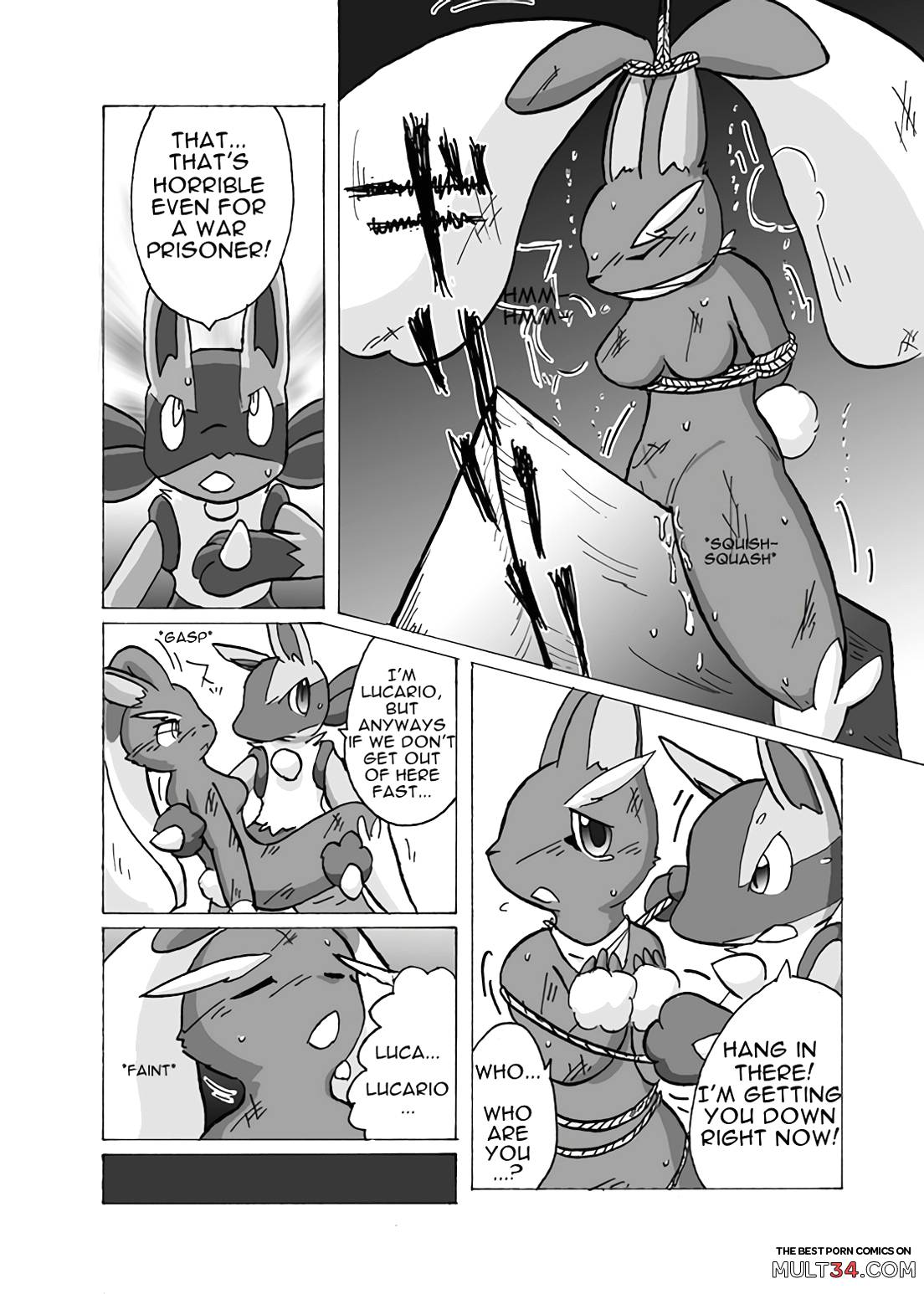 Lucario X Lopunny page 4