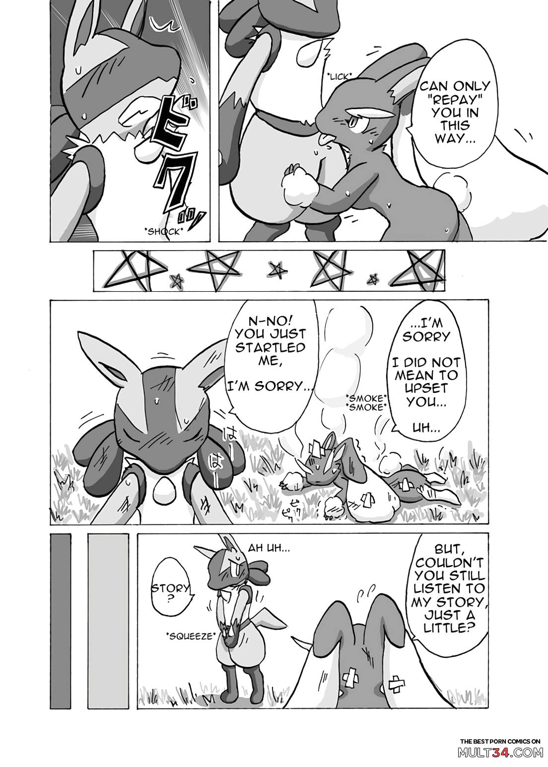 Lucario X Lopunny page 6