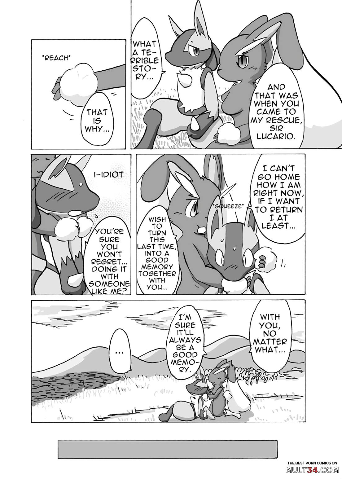 Lucario X Lopunny page 8