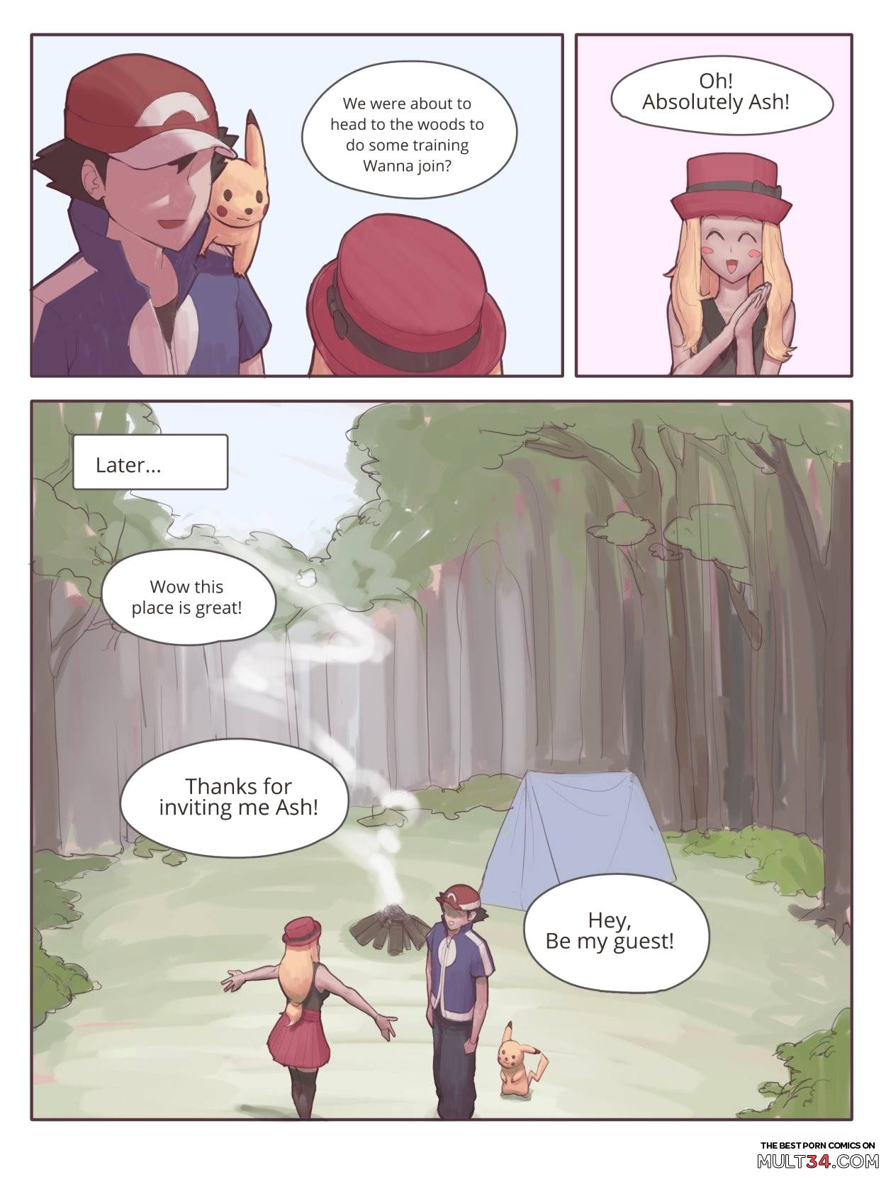 Machamp Used Knock Up! Ch. 3 - Serena page 4